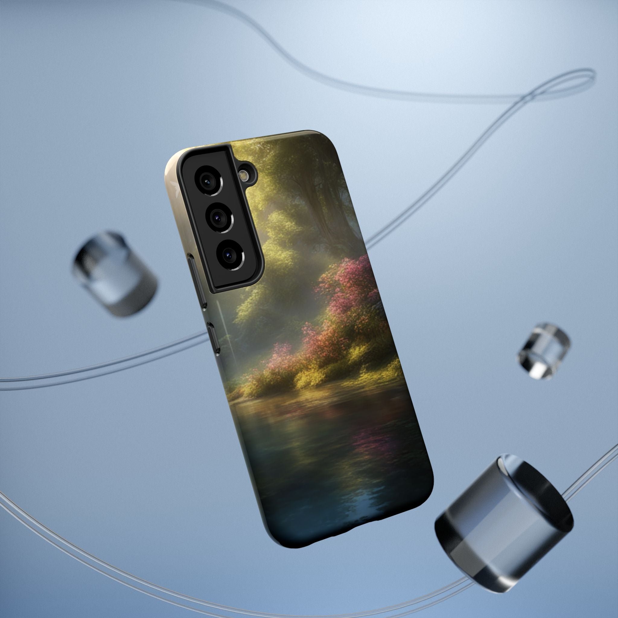 Phone Case — Serene Lakeside Landscape Impact-Resistant Case