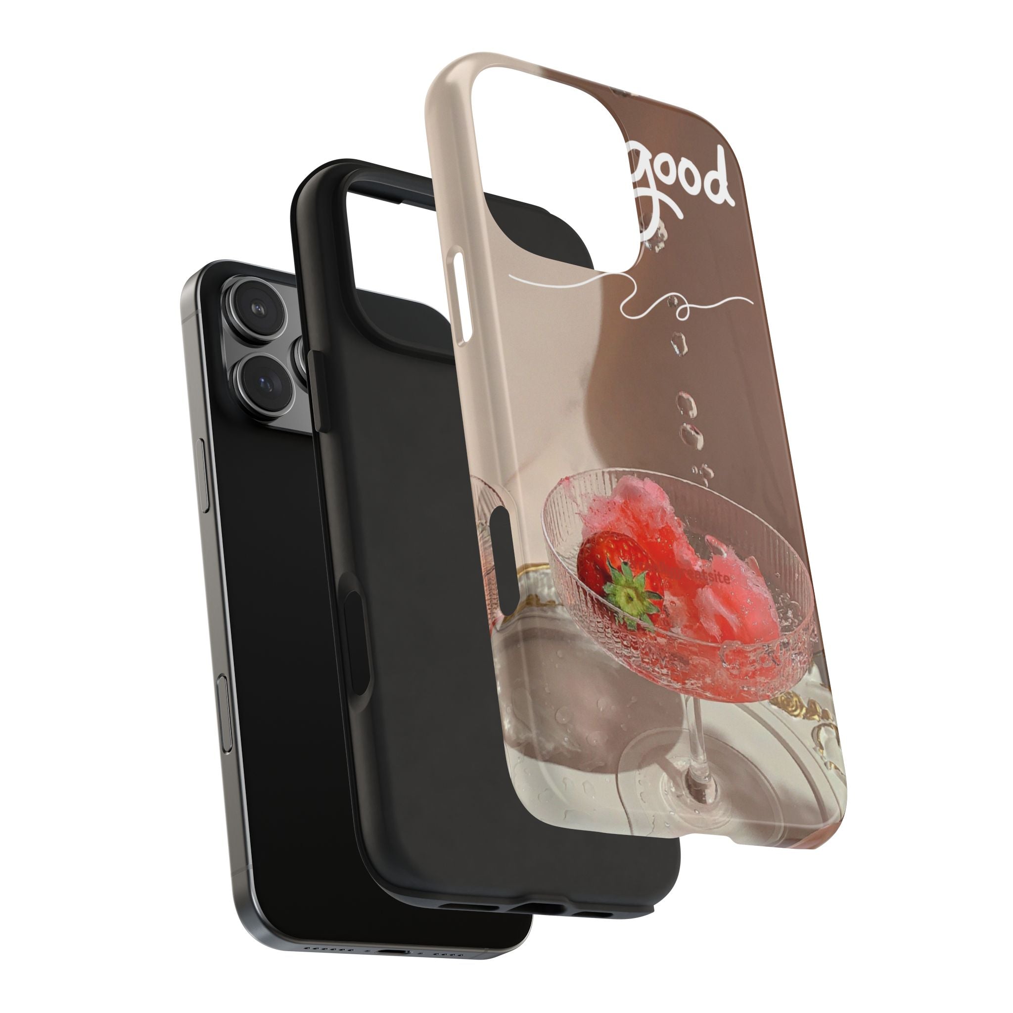 Good Vibes Phone Case — Retro Dessert Aesthetic Tough Phone Case