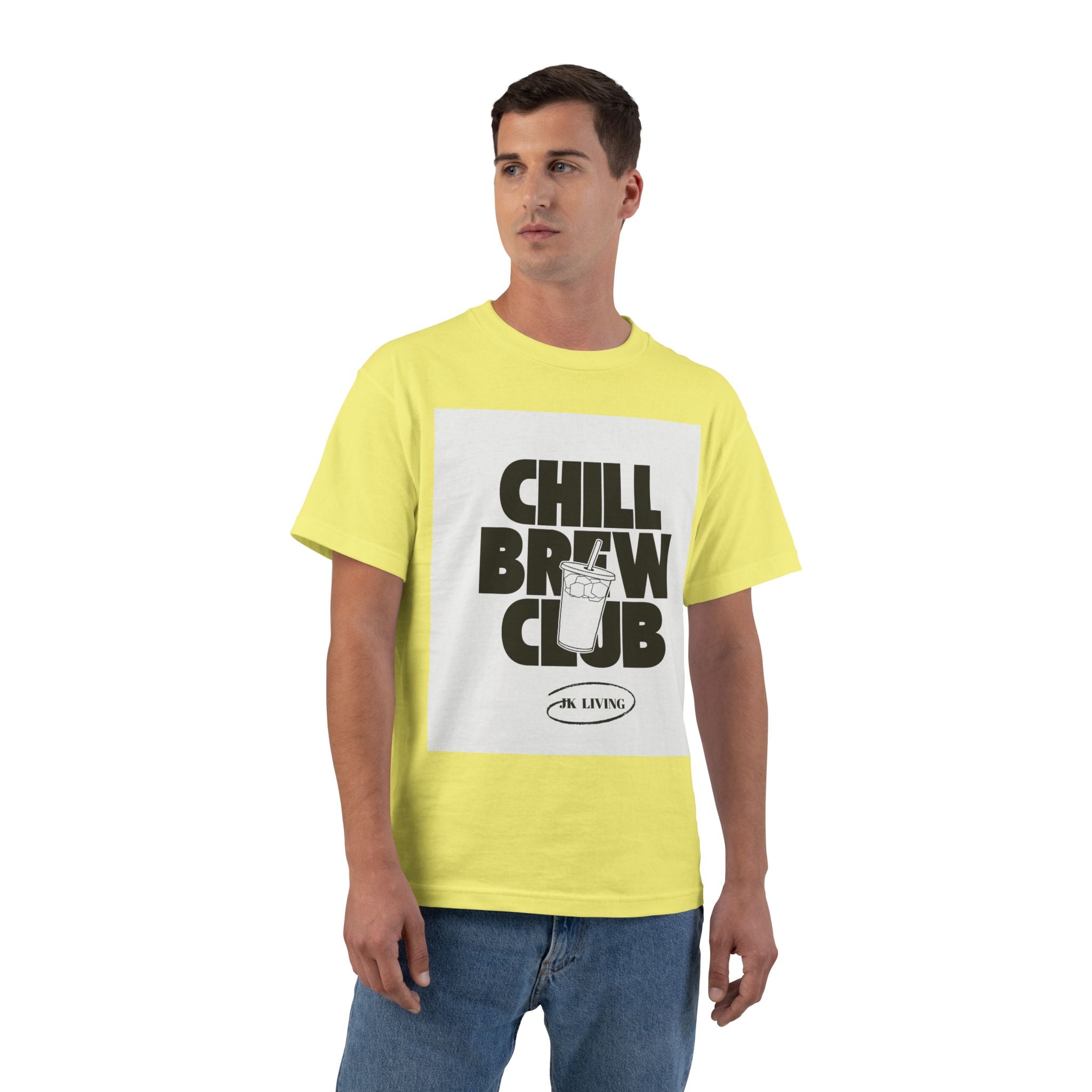 Chill Brew Club T-Shirt — Casual Coffee Lover Graphic Tee