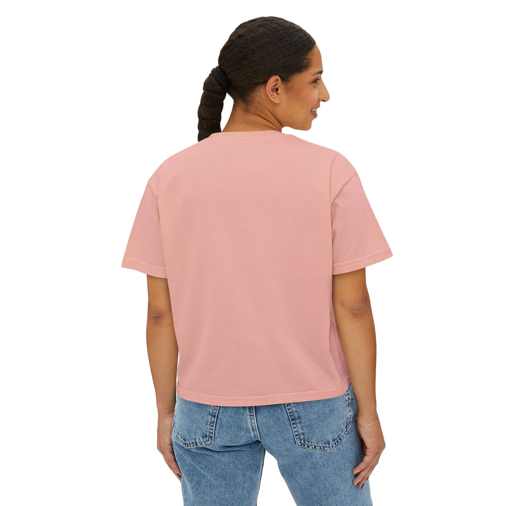 Savage Boxy Tee — Women's Trendy Graphic Crop T-Shirt