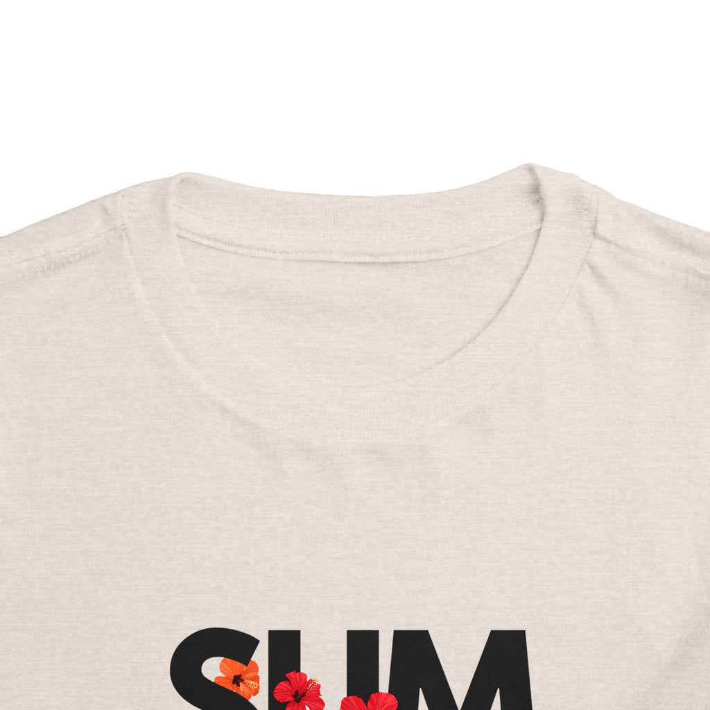 Toddler Tee - "SUMMER" Floral Letters Kids T‑Shirt