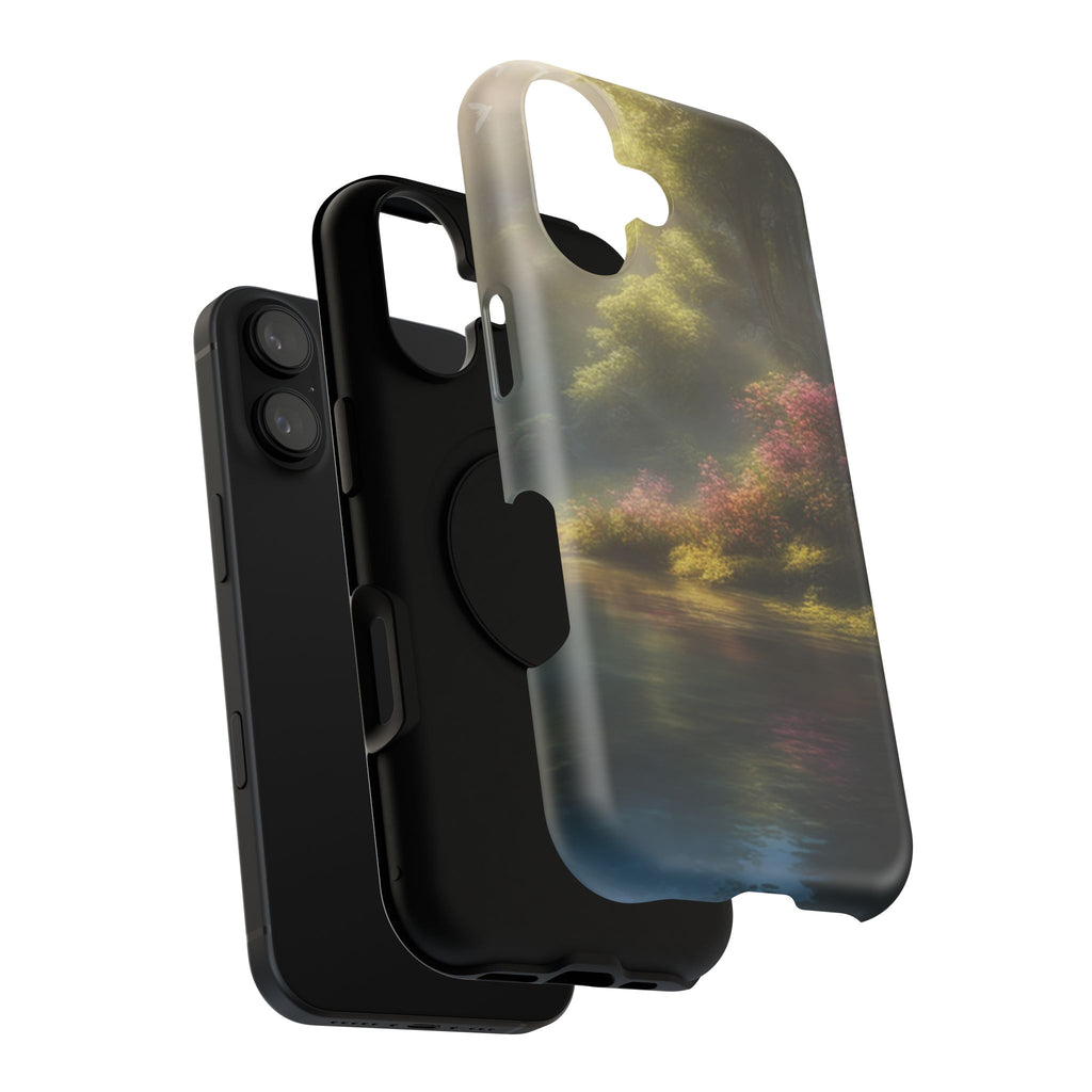 Phone Case — Serene Lakeside Landscape Impact-Resistant Case