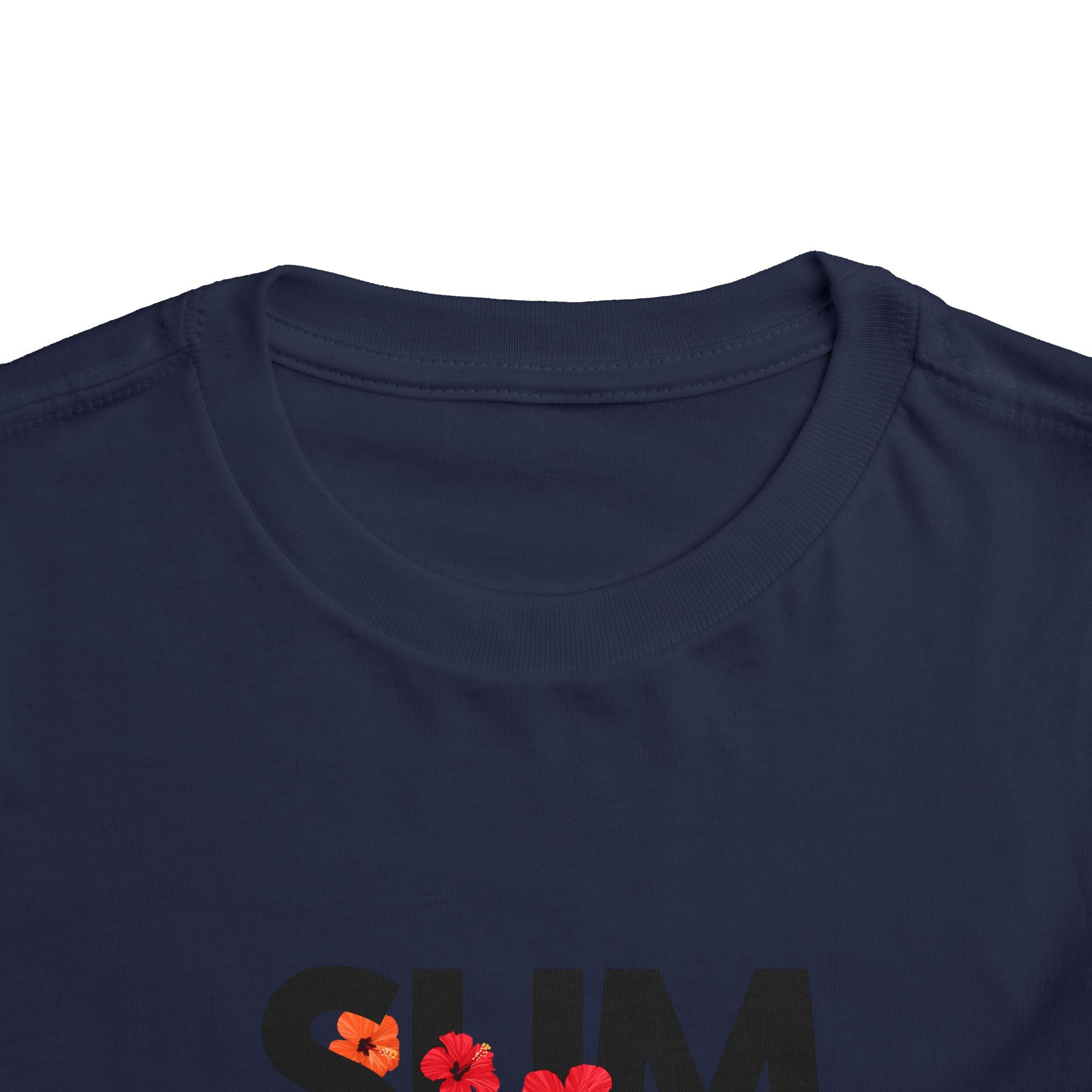 Toddler Tee - "SUMMER" Floral Letters Kids T‑Shirt
