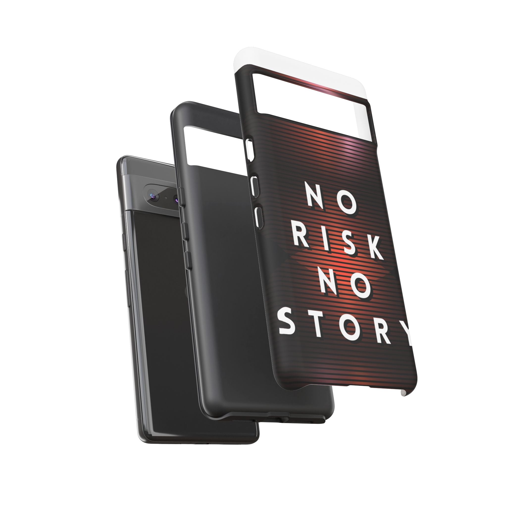 Phone Case — "No Risk No Story" Motivational Protective Case