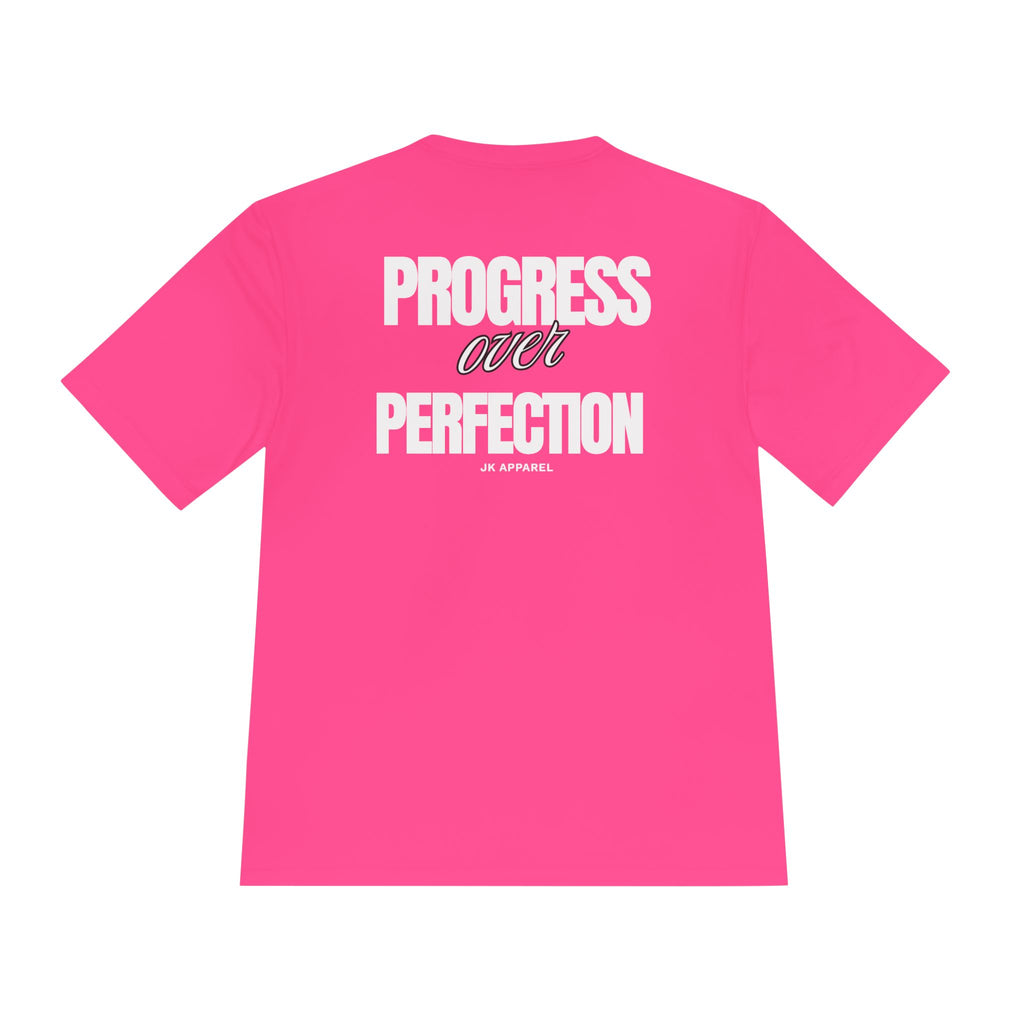 Progress Over Perfection Moisture-Wicking Tee
