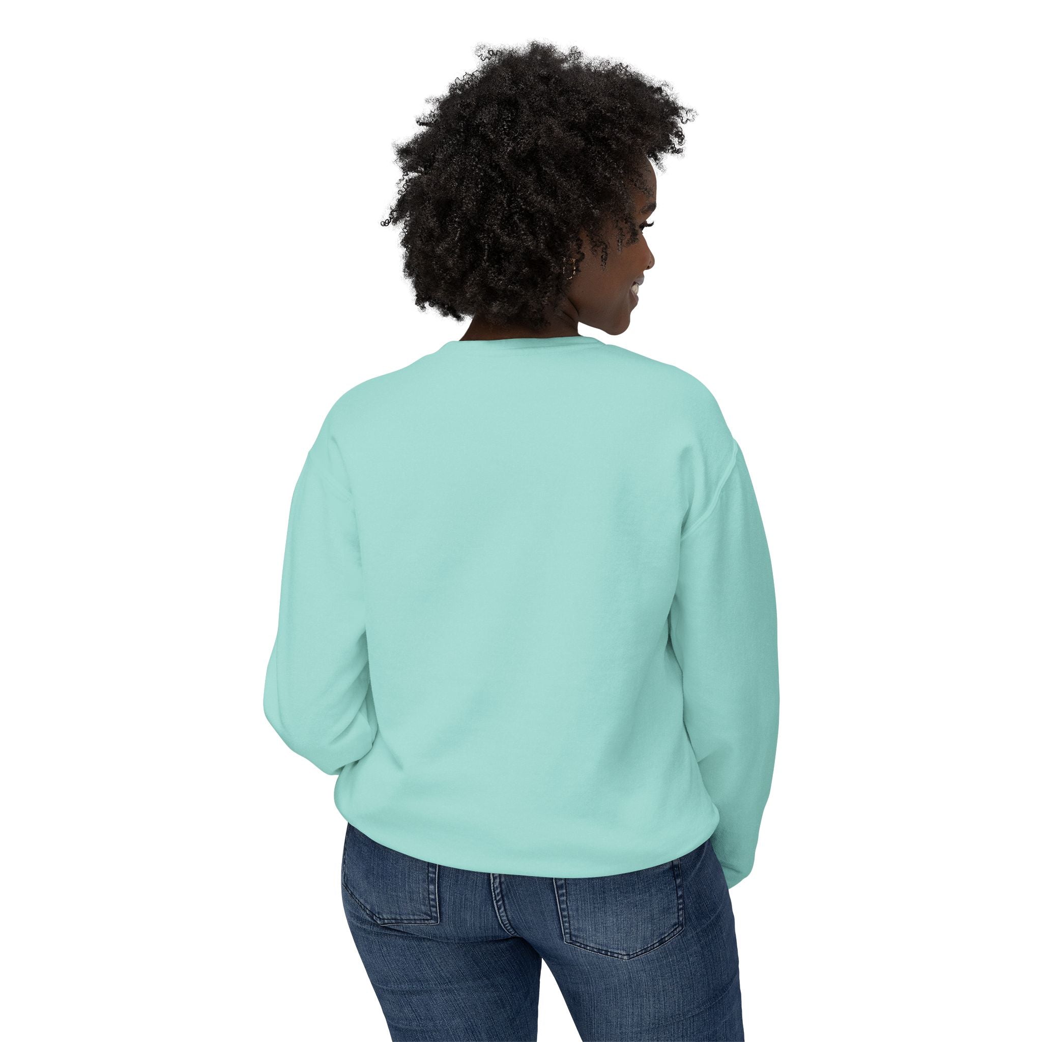 Dream Big Sweatshirt — Yellow Inspirational Crewneck
