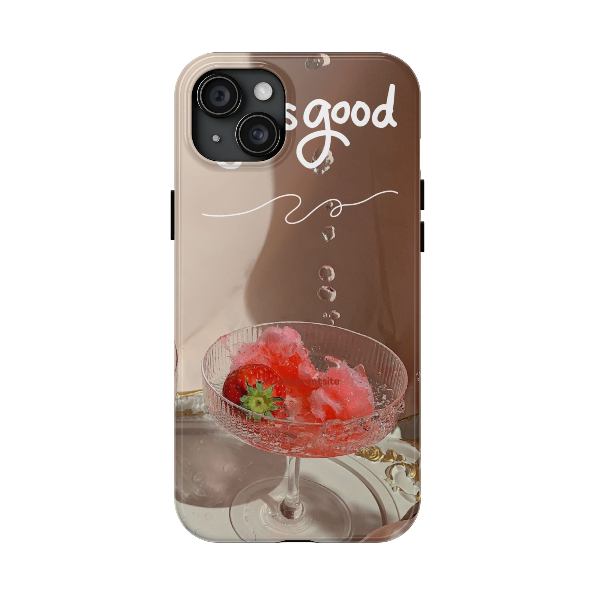 Good Vibes Phone Case — Retro Dessert Aesthetic Tough Phone Case