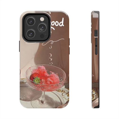 Good Vibes Phone Case — Retro Dessert Aesthetic Tough Phone Case