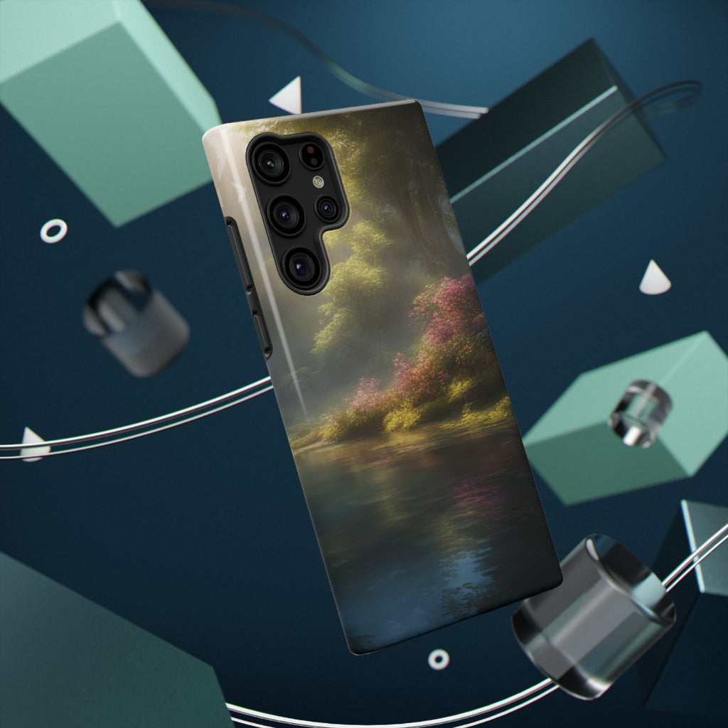 Phone Case — Serene Lakeside Landscape Impact-Resistant Case
