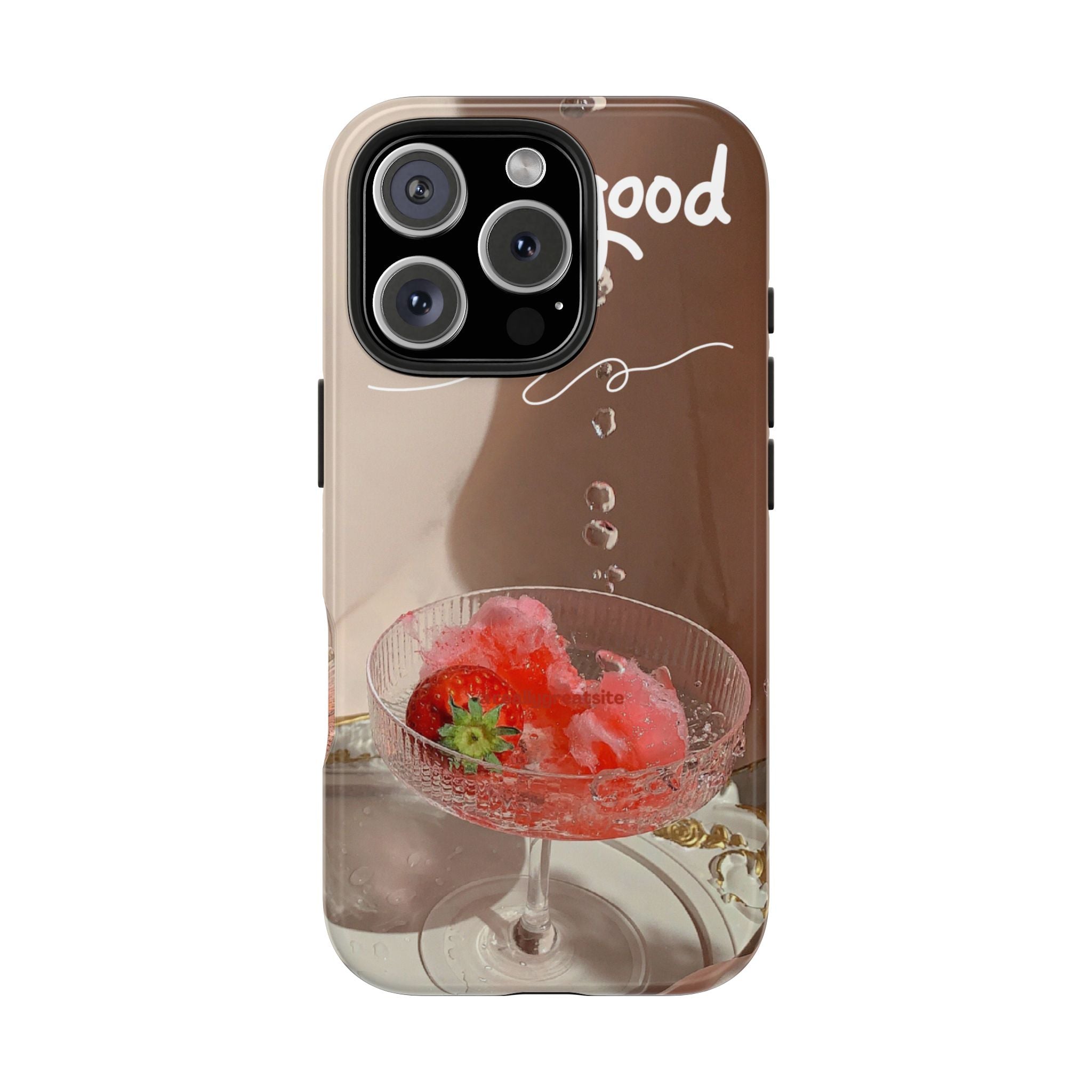 Good Vibes Phone Case — Retro Dessert Aesthetic Tough Phone Case