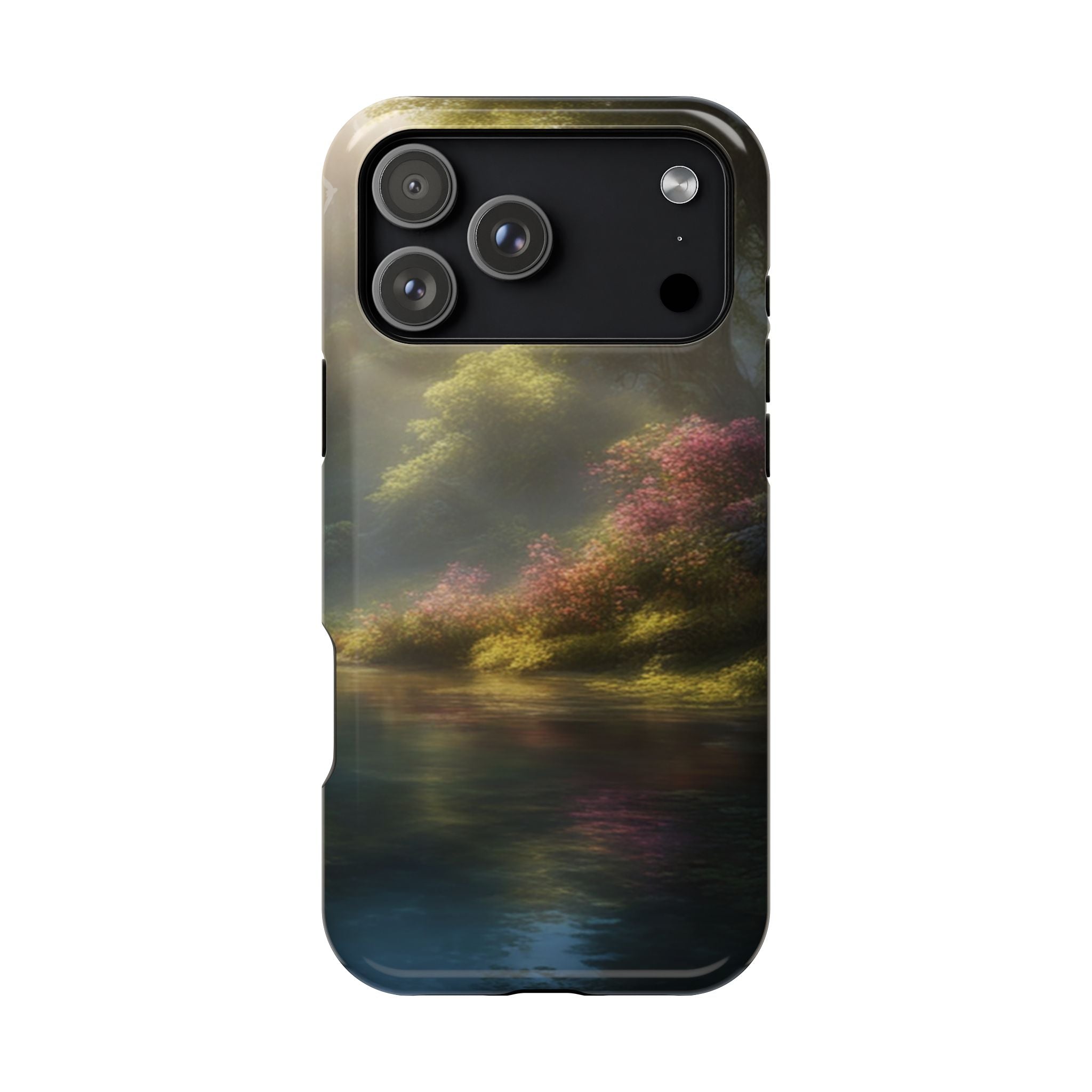 Phone Case — Serene Lakeside Landscape Impact-Resistant Case