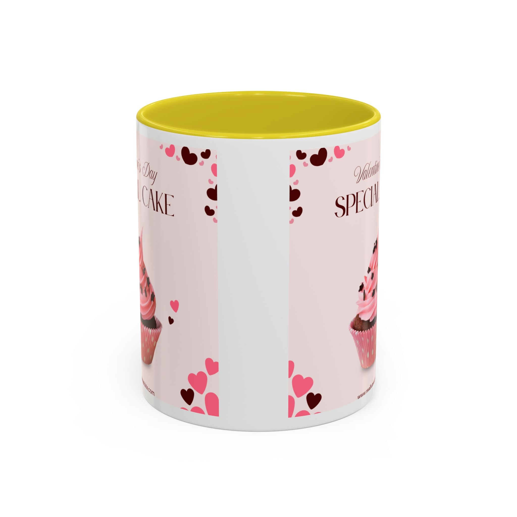 You’re My Sweetheart Cake Mug — Valentine’s Day Pink Cup with Cupcake & Hearts (11oz/15oz)