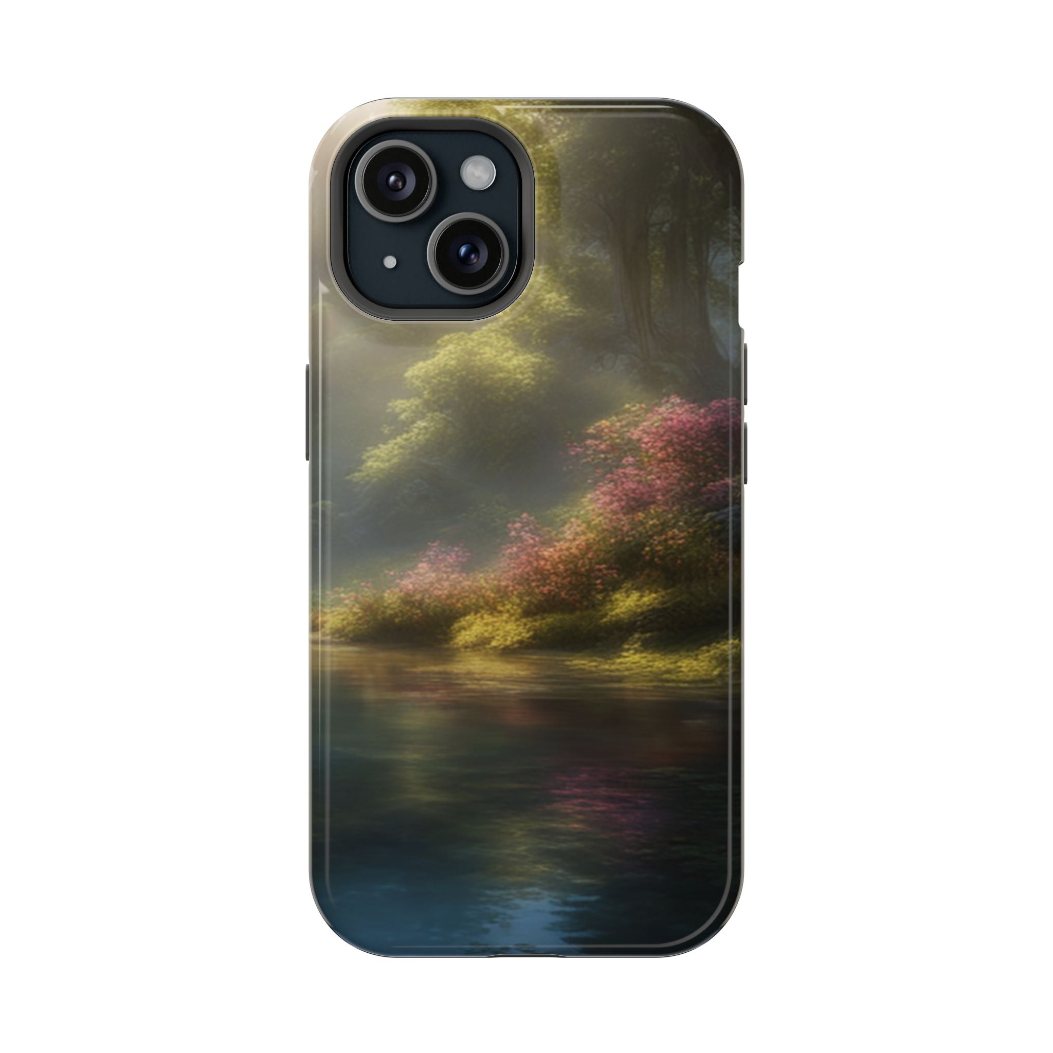 Phone Case — Serene Lakeside Landscape Impact-Resistant Case