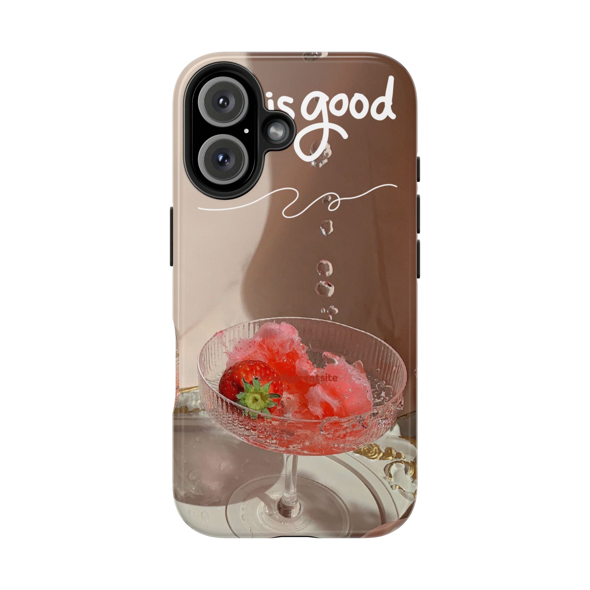 Good Vibes Phone Case — Retro Dessert Aesthetic Tough Phone Case