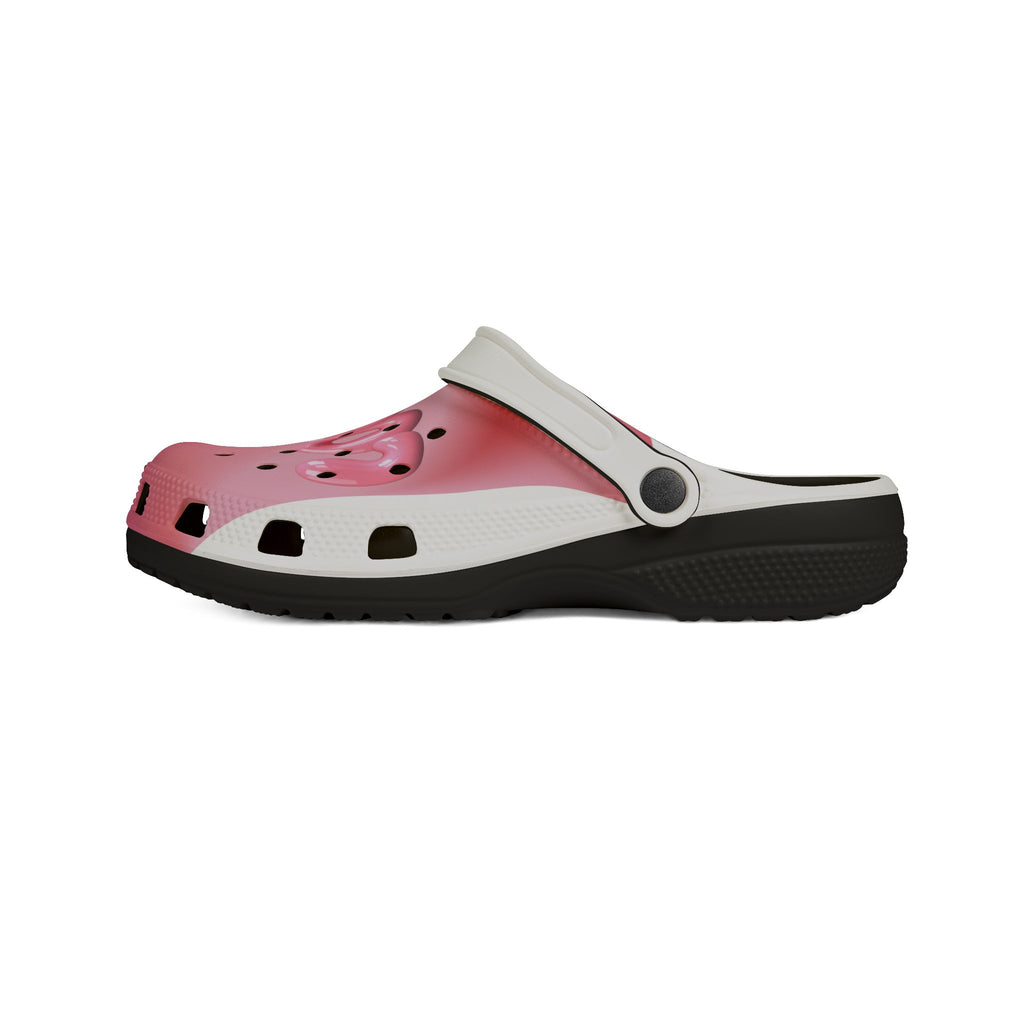 Pink 'LOVE' EVA Foam Clogs - Comfortable Casual Slip-On Shoes