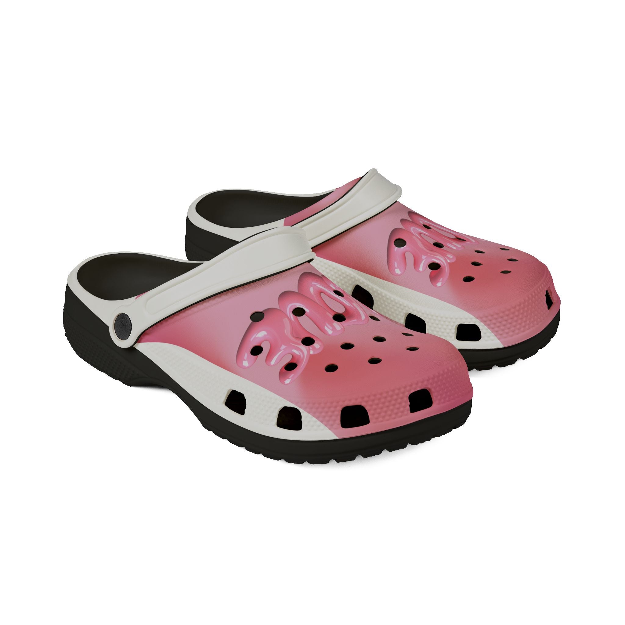 Pink 'LOVE' EVA Foam Clogs - Comfortable Casual Slip-On Shoes