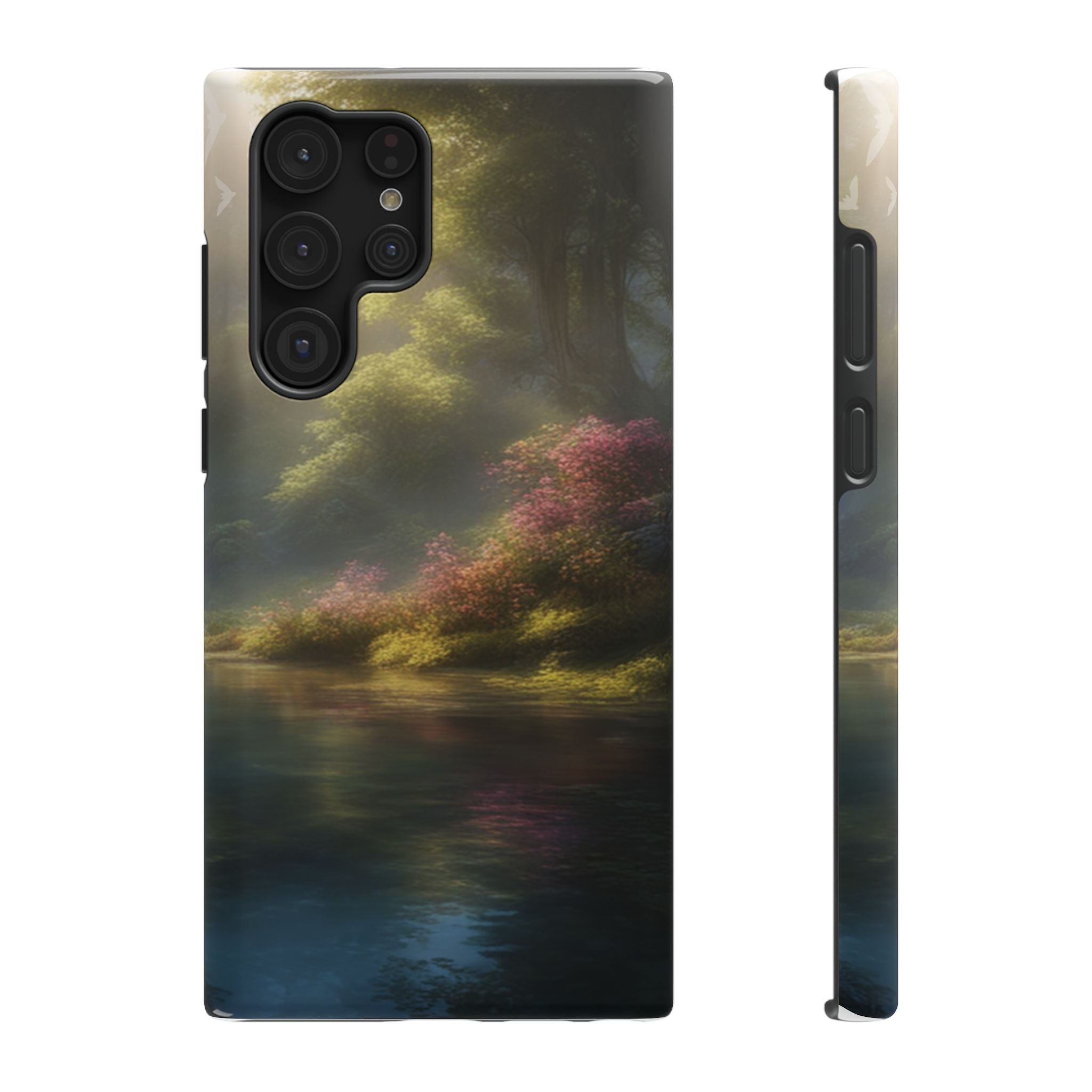 Phone Case — Serene Lakeside Landscape Impact-Resistant Case