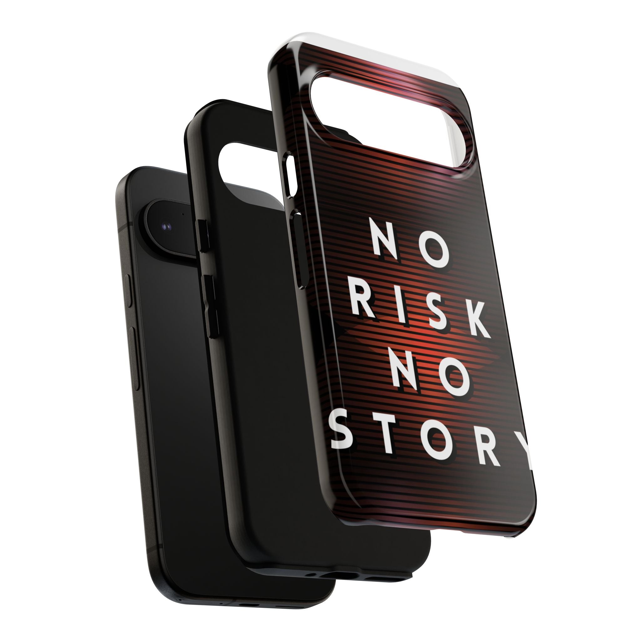 Phone Case — "No Risk No Story" Motivational Protective Case
