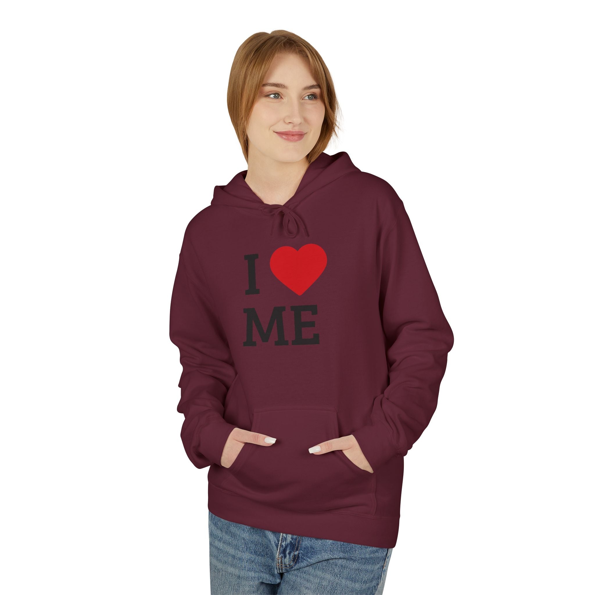 Unisex I  ME Hoodie — Self-Love Graphic Pullover