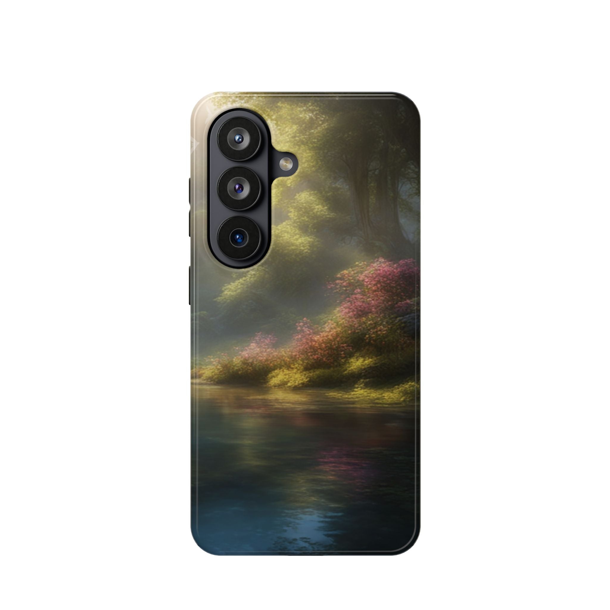 Phone Case — Serene Lakeside Landscape Impact-Resistant Case