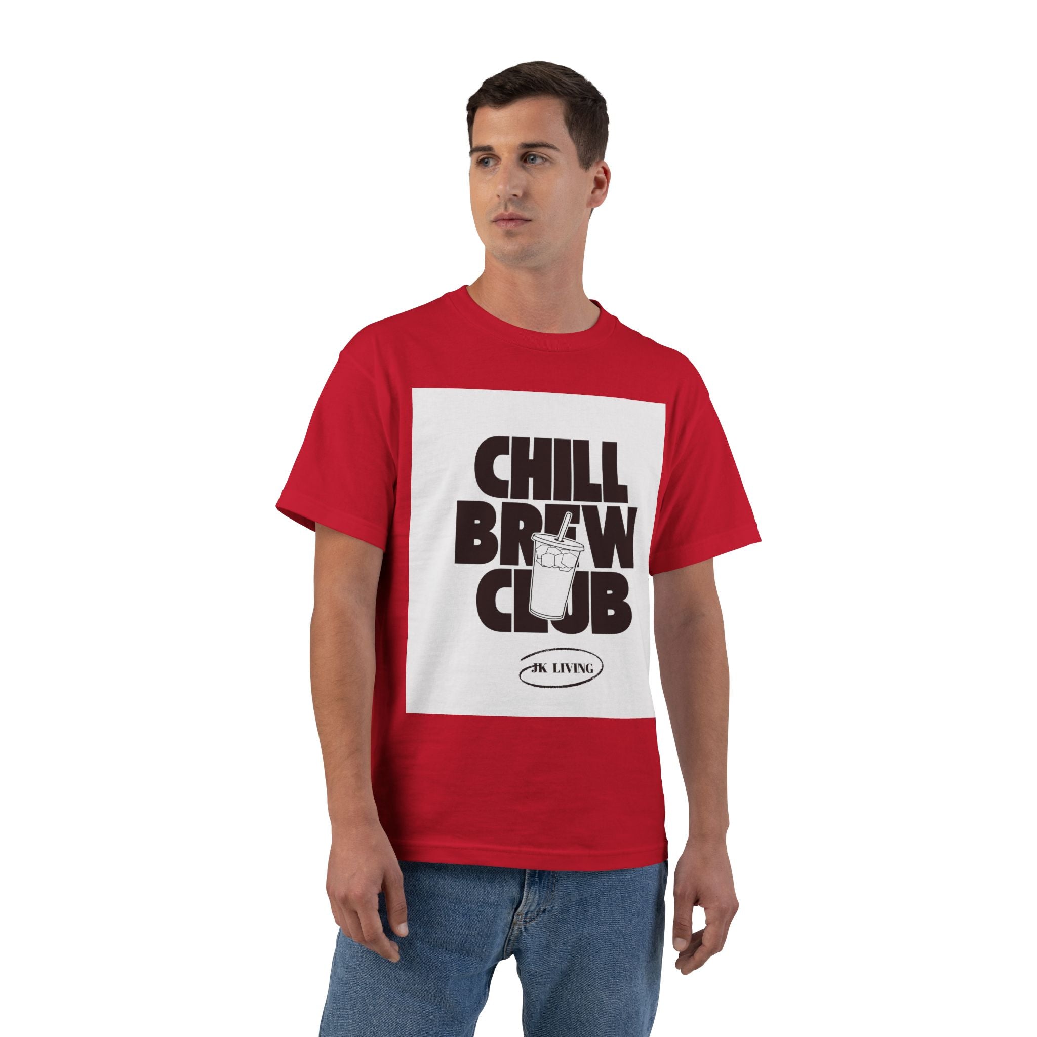 Chill Brew Club T-Shirt — Casual Coffee Lover Graphic Tee