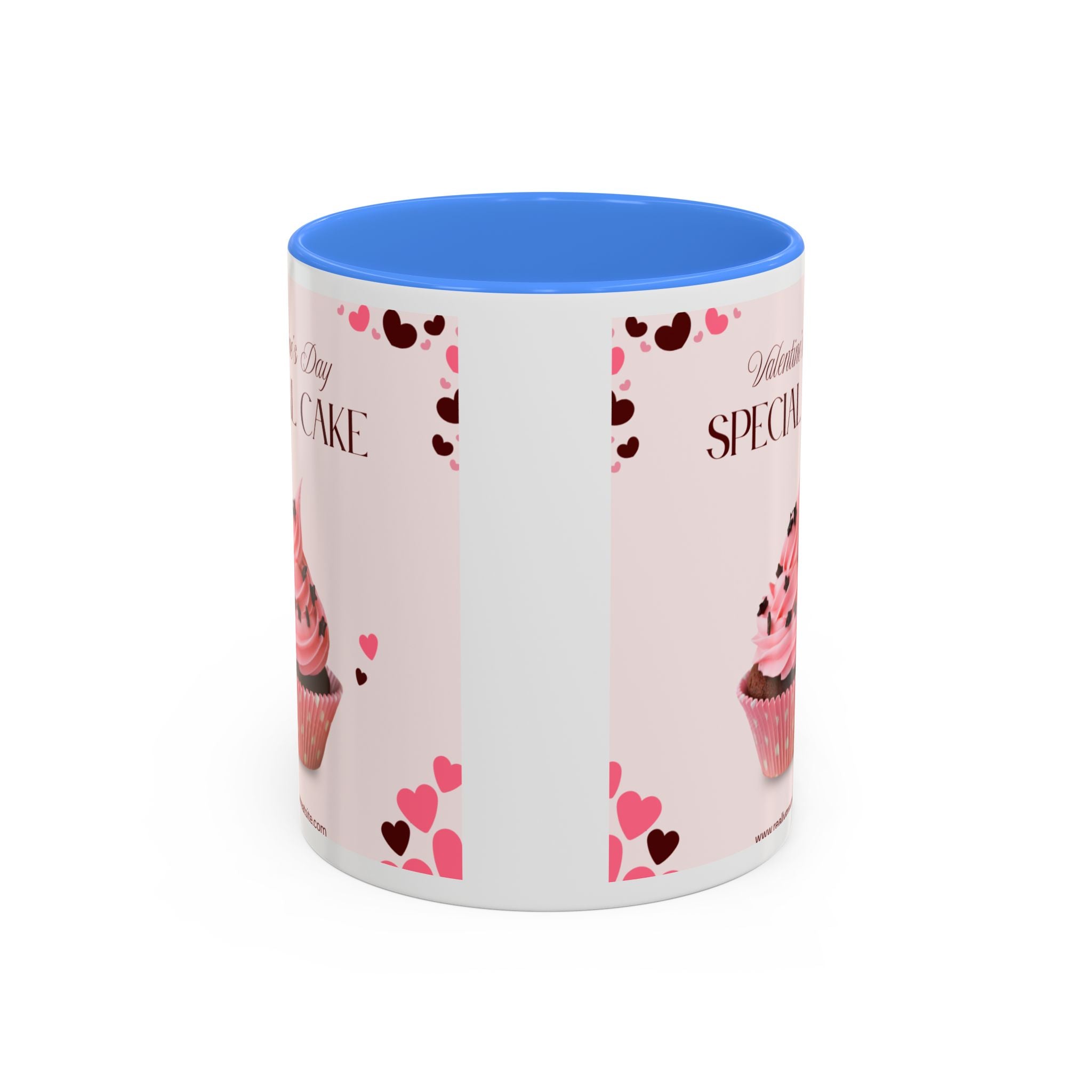 You’re My Sweetheart Cake Mug — Valentine’s Day Pink Cup with Cupcake & Hearts (11oz/15oz)