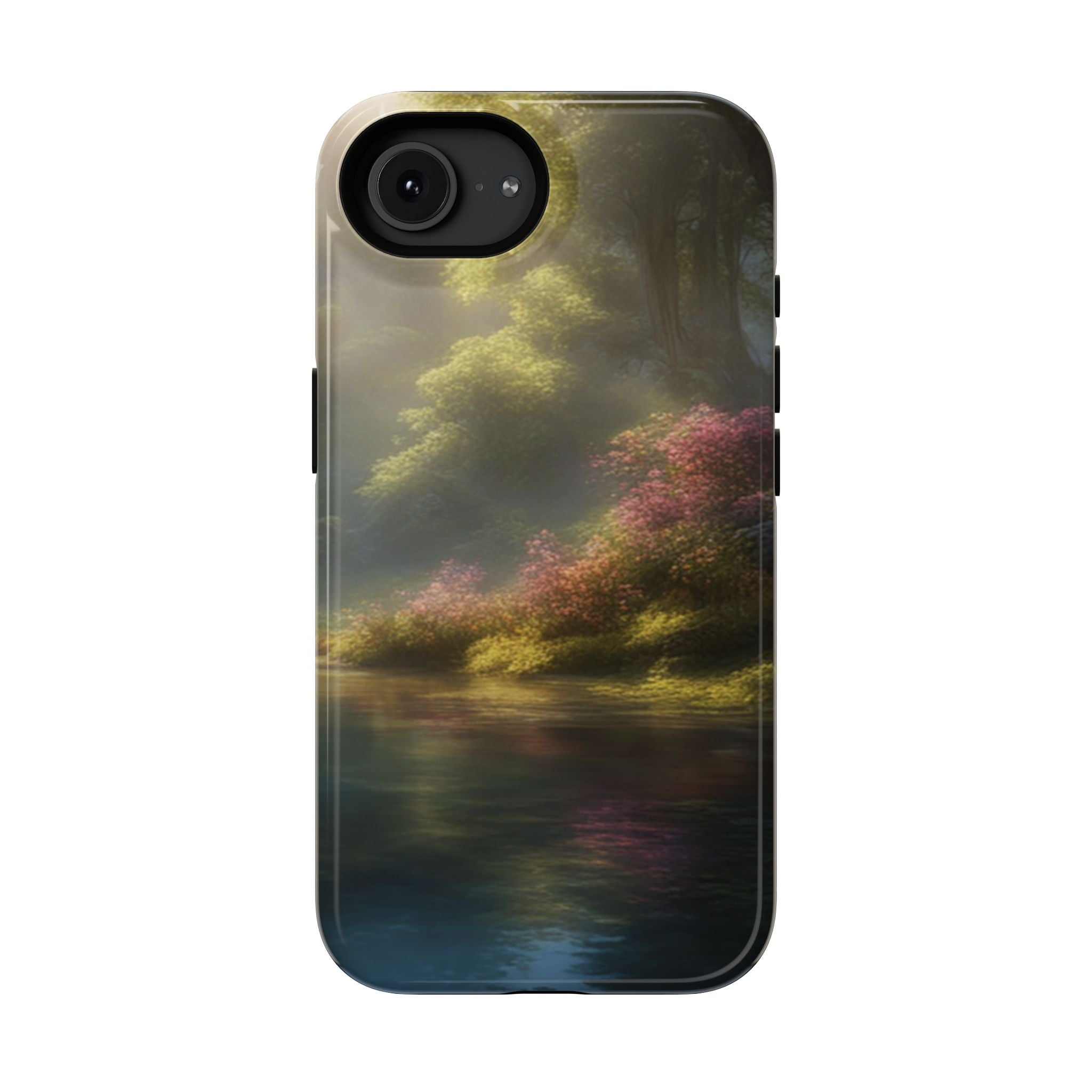 Phone Case — Serene Lakeside Landscape Impact-Resistant Case