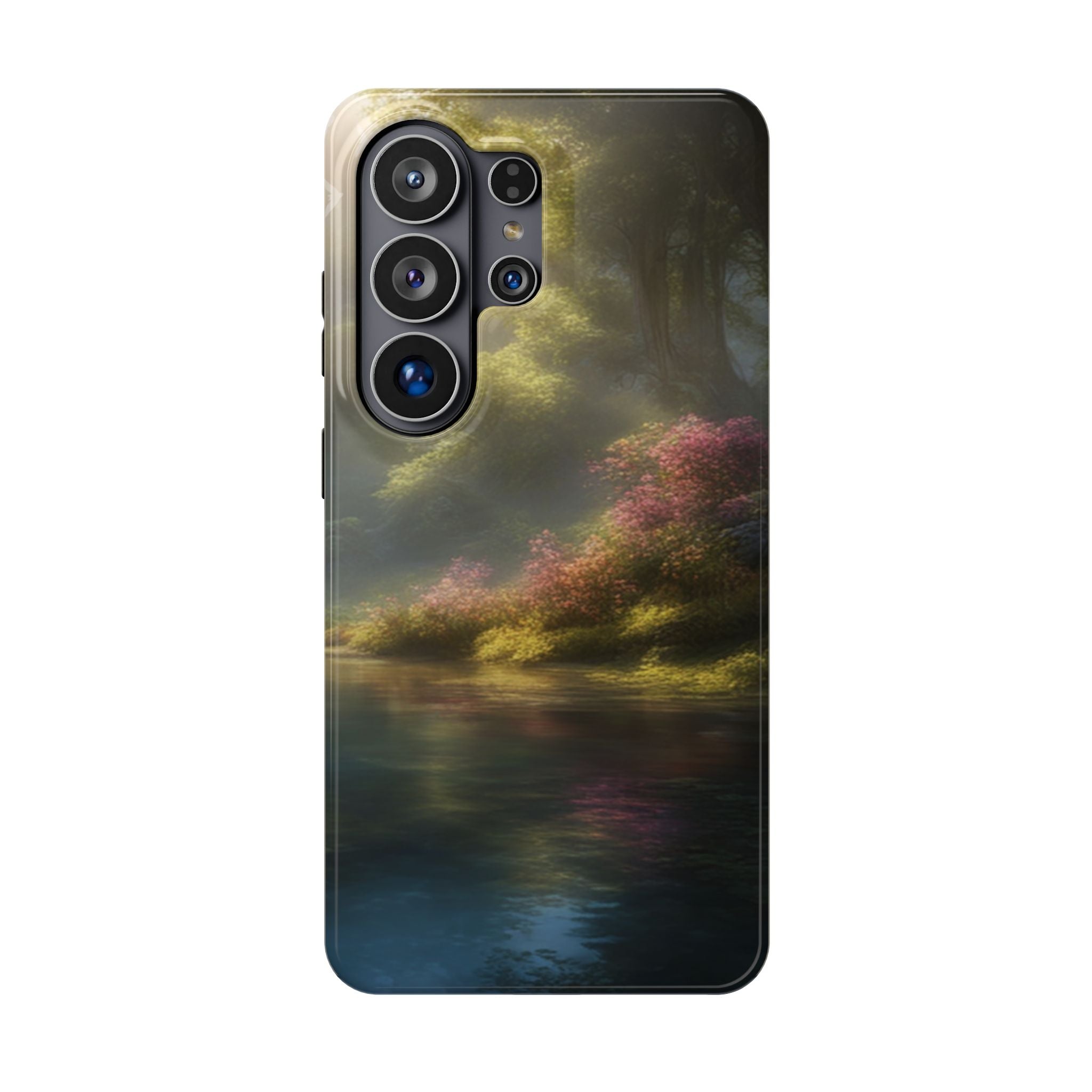 Phone Case — Serene Lakeside Landscape Impact-Resistant Case