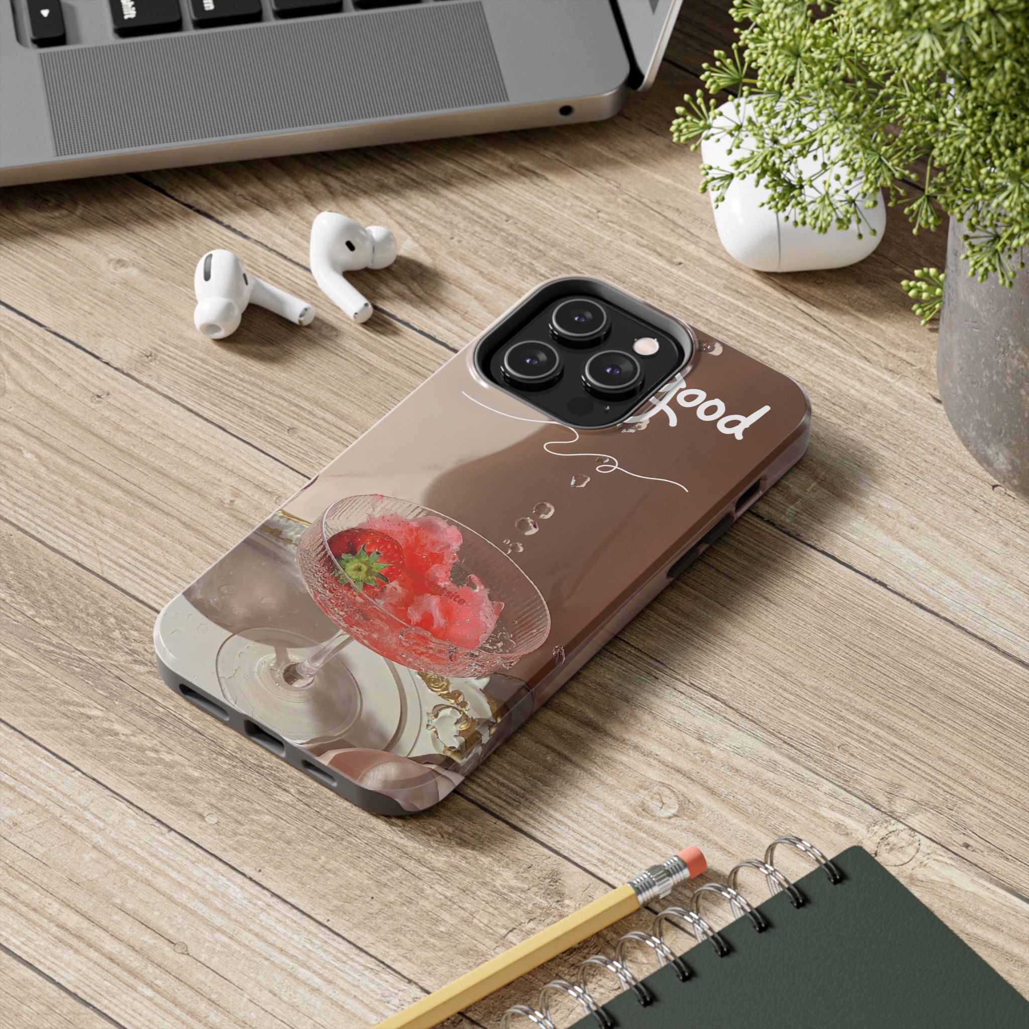 Good Vibes Phone Case — Retro Dessert Aesthetic Tough Phone Case