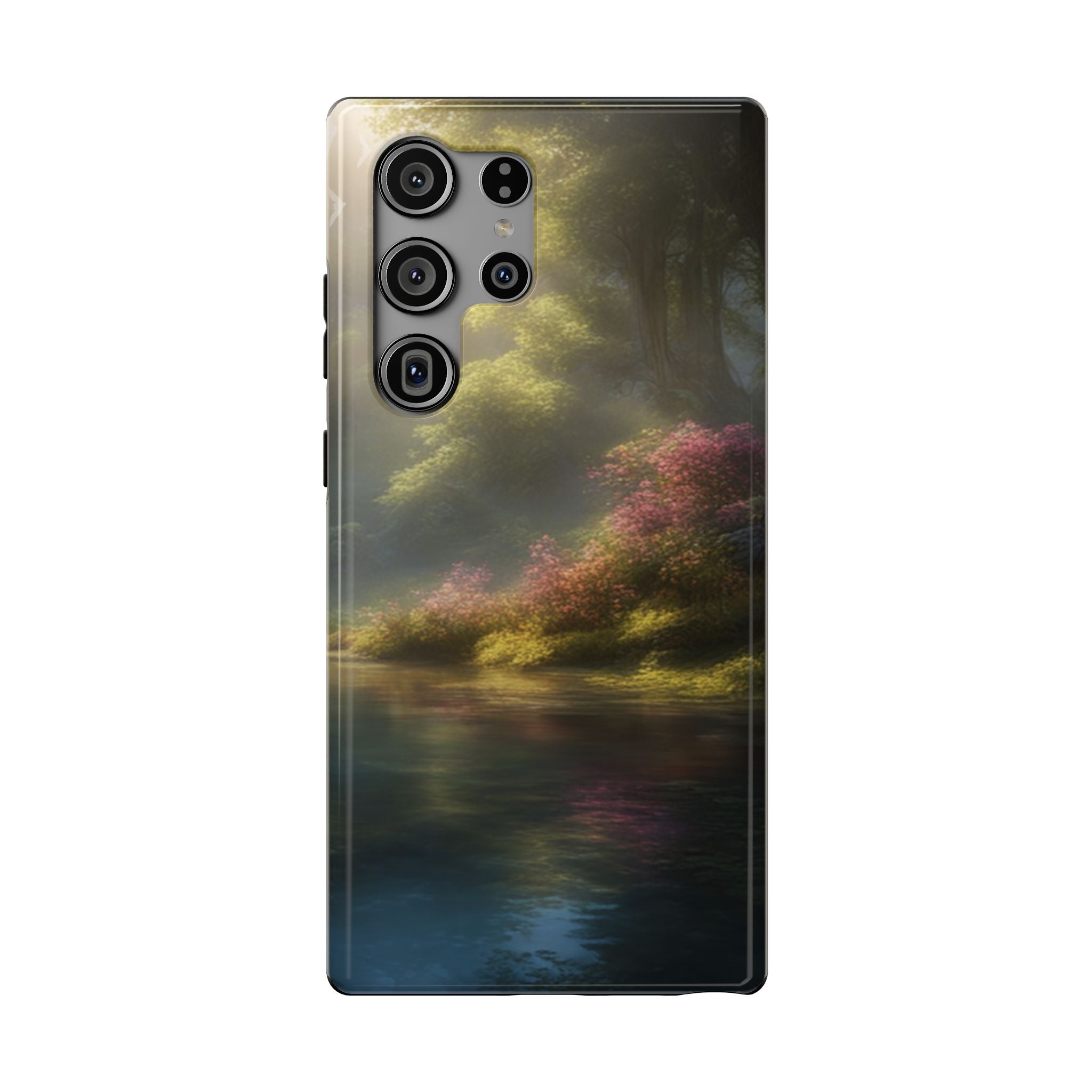 Phone Case — Serene Lakeside Landscape Impact-Resistant Case