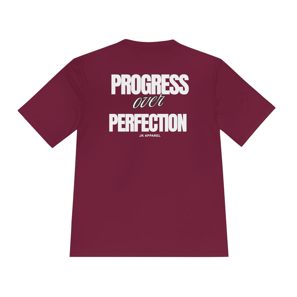 Progress Over Perfection Moisture-Wicking Tee