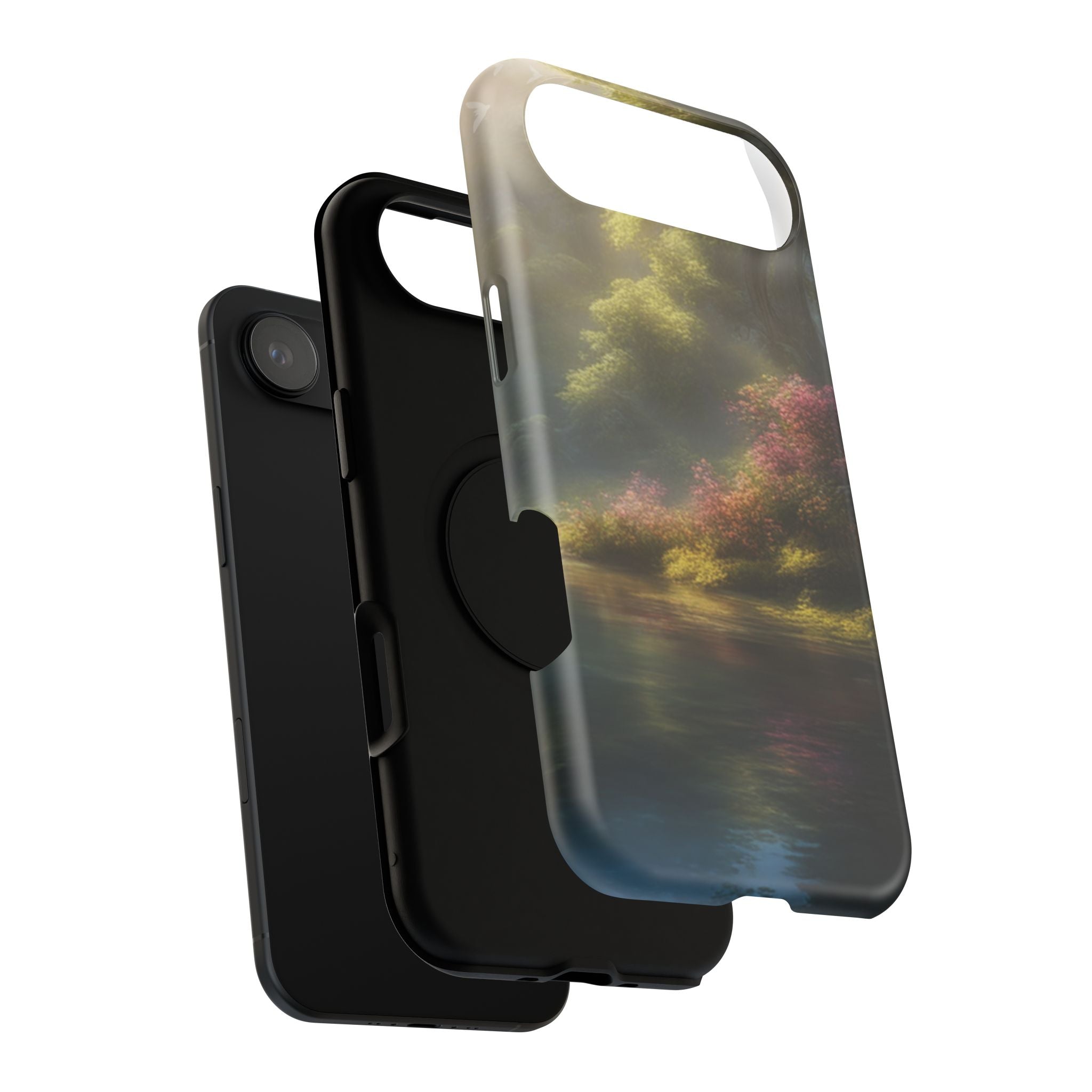 Phone Case — Serene Lakeside Landscape Impact-Resistant Case