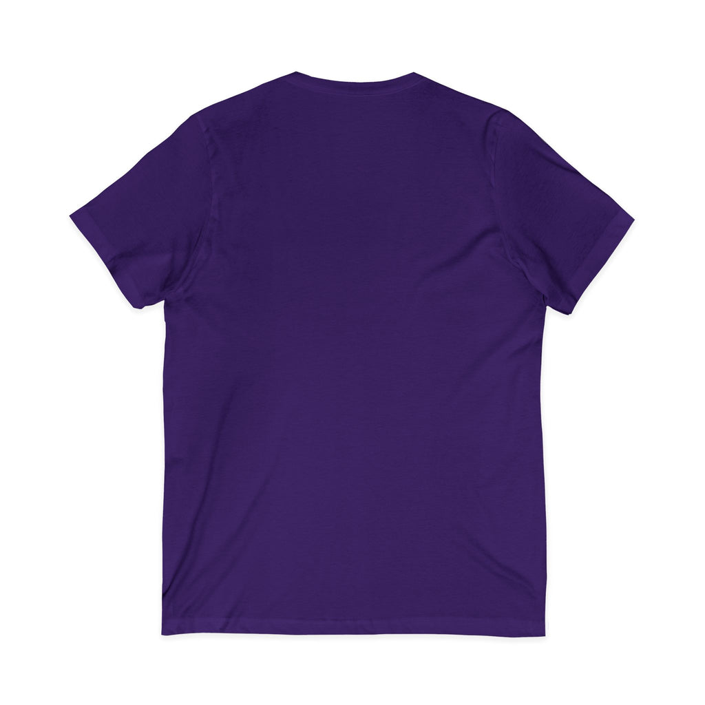 Floral Ribcage V‑Neck Tee — "Dark Flower" Gothic Floral Skeleton Shirt