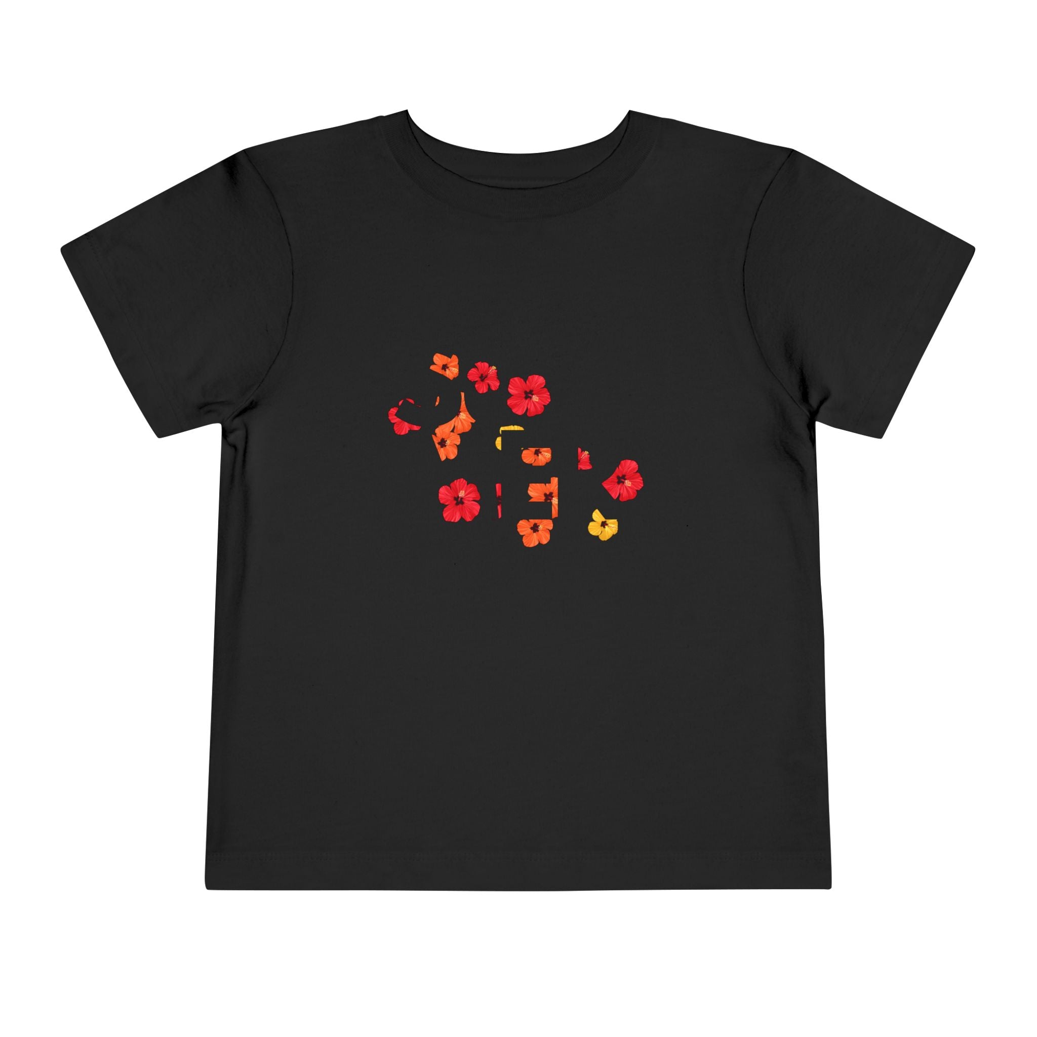 Toddler Tee - "SUMMER" Floral Letters Kids T‑Shirt