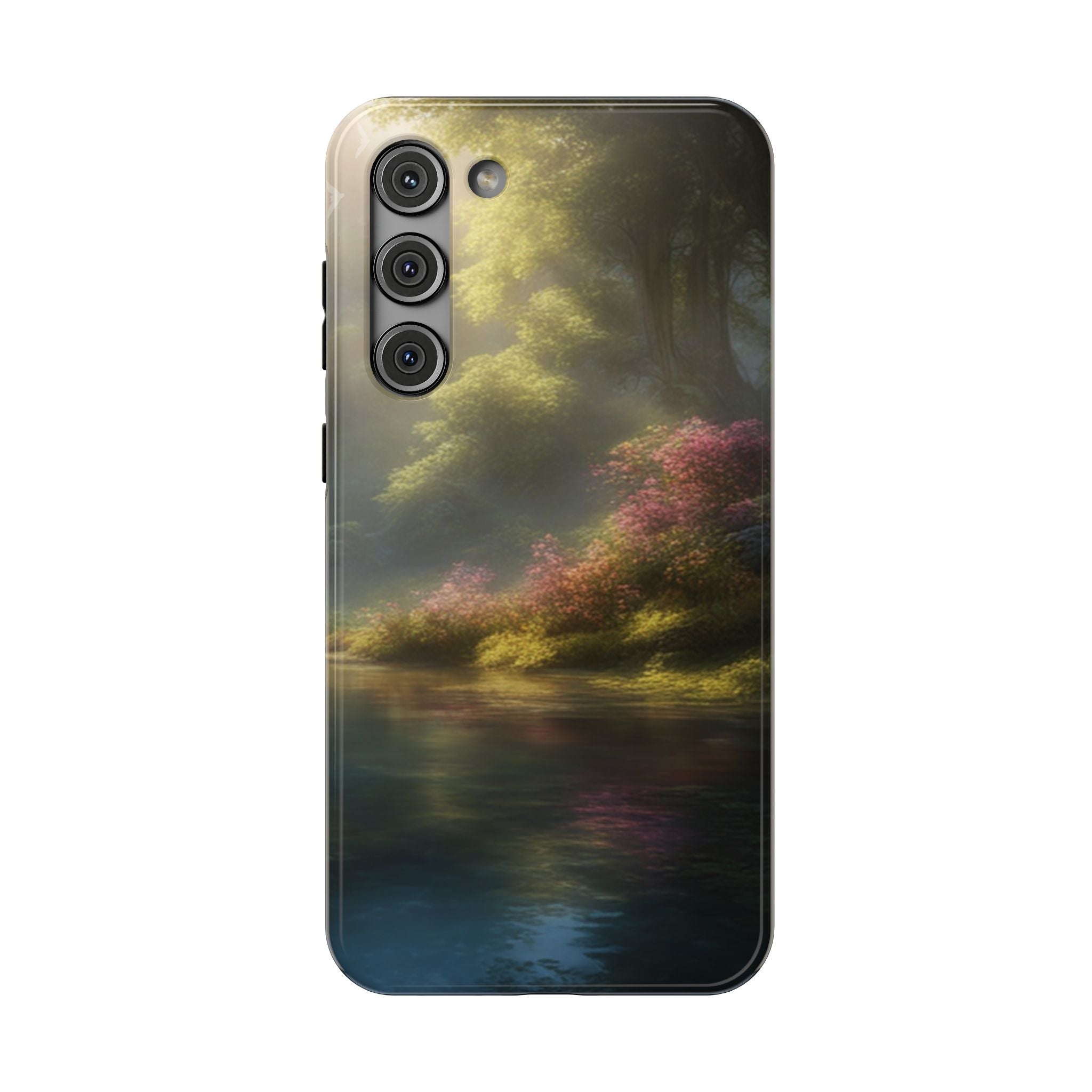 Phone Case — Serene Lakeside Landscape Impact-Resistant Case