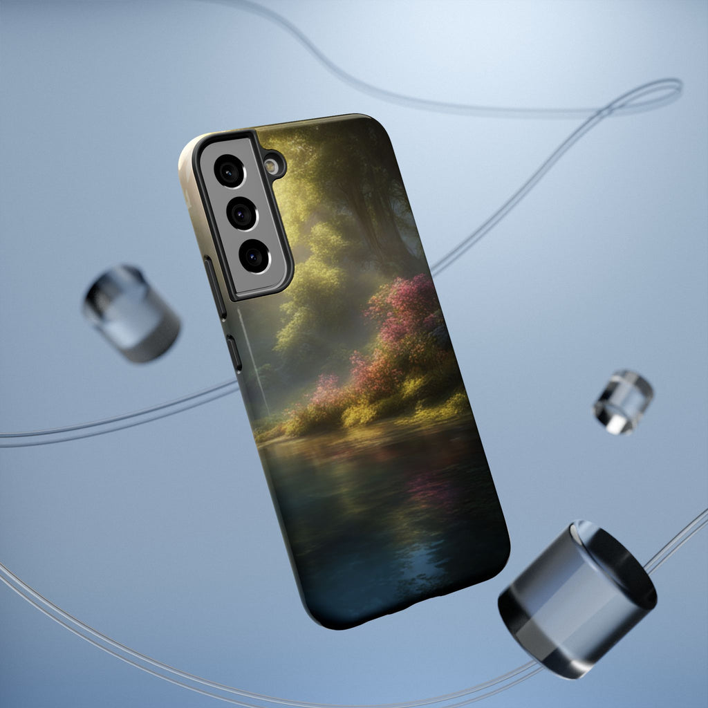 Phone Case — Serene Lakeside Landscape Impact-Resistant Case