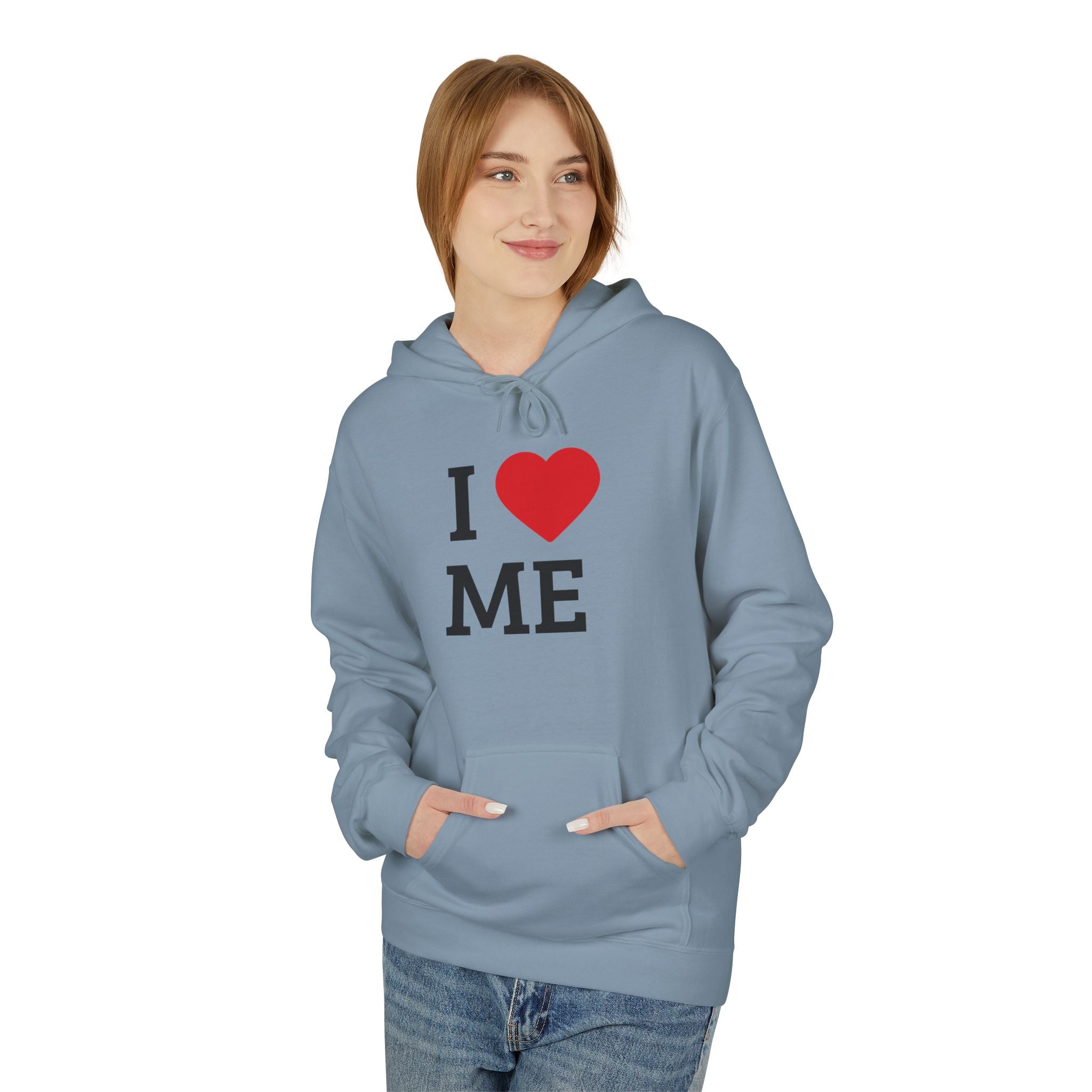 Unisex I  ME Hoodie — Self-Love Graphic Pullover