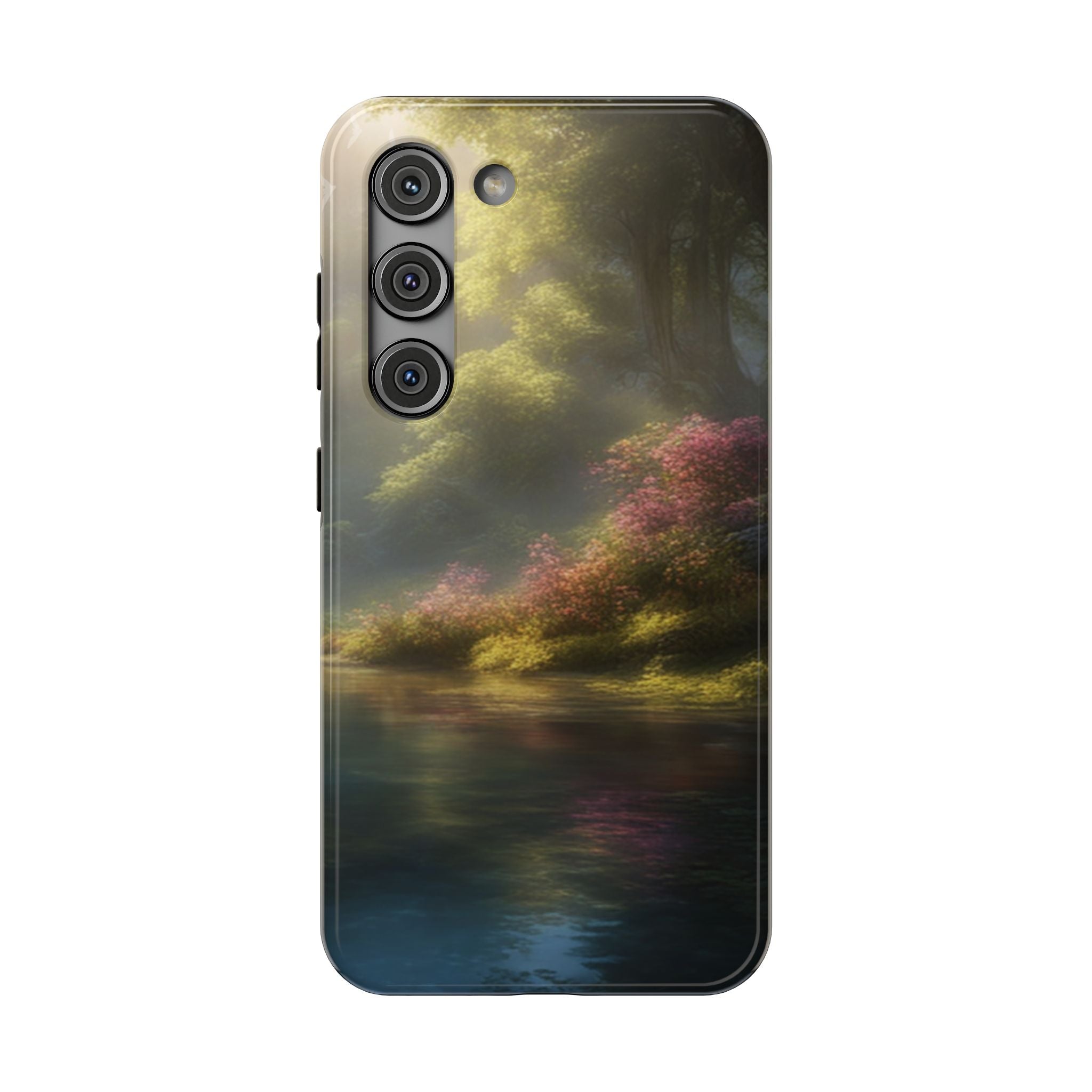 Phone Case — Serene Lakeside Landscape Impact-Resistant Case