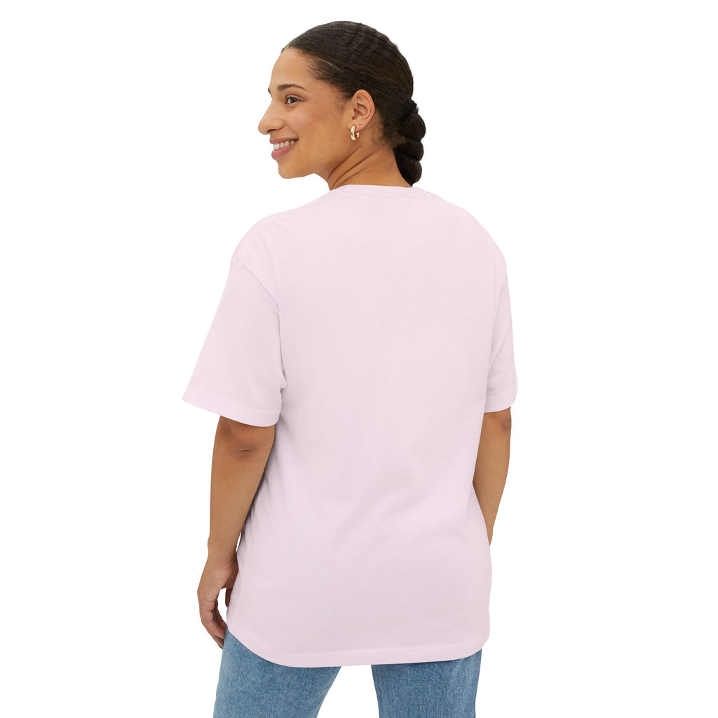 Unisex Summer Bubble Tee — Pink Puffed Letter Graphic T-Shirt