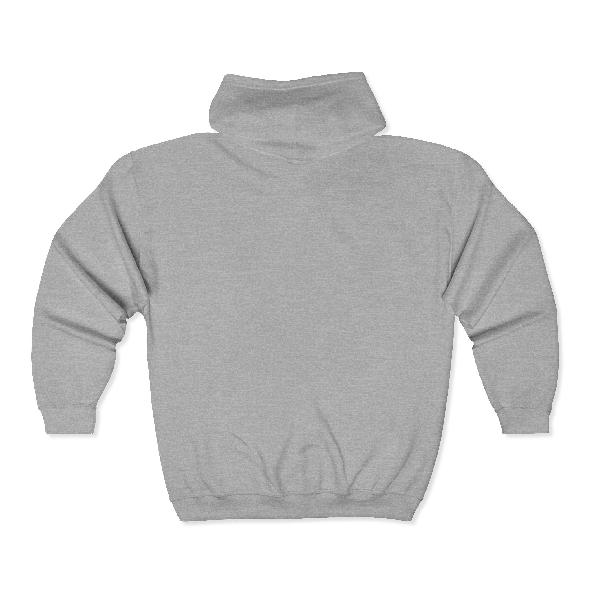 Unisex I  Me Full-Zip Hoodie — Self-Love Heart Zip-Up Sweatshirt