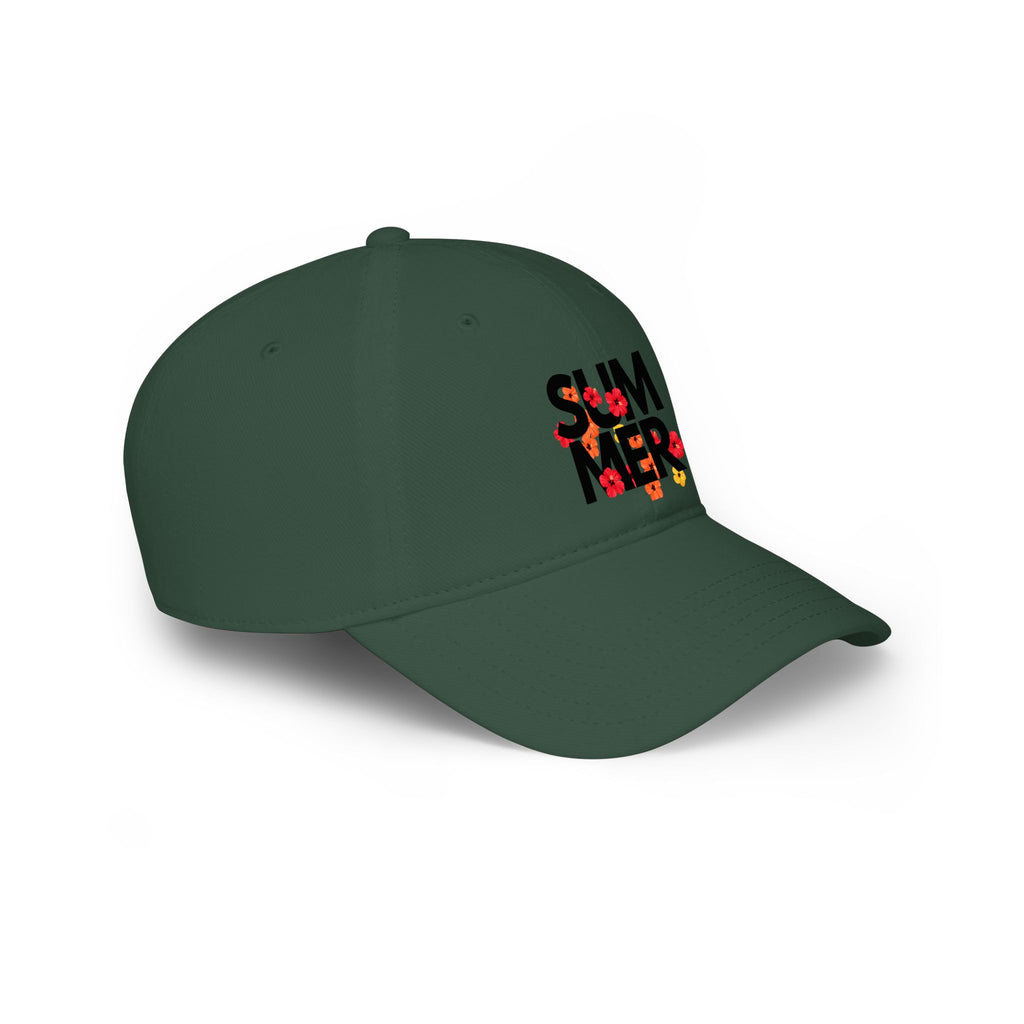 Unisex Summer Floral Low Profile Baseball Cap