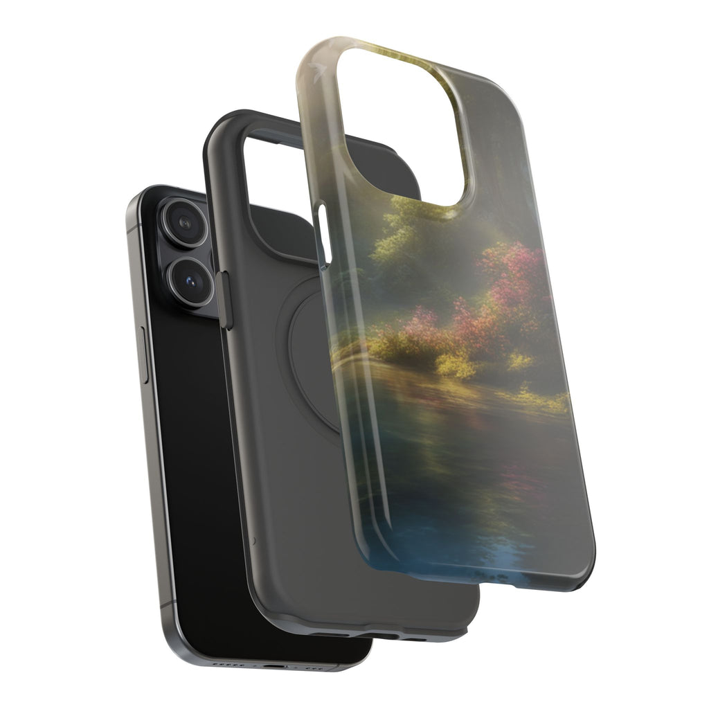 Phone Case — Serene Lakeside Landscape Impact-Resistant Case