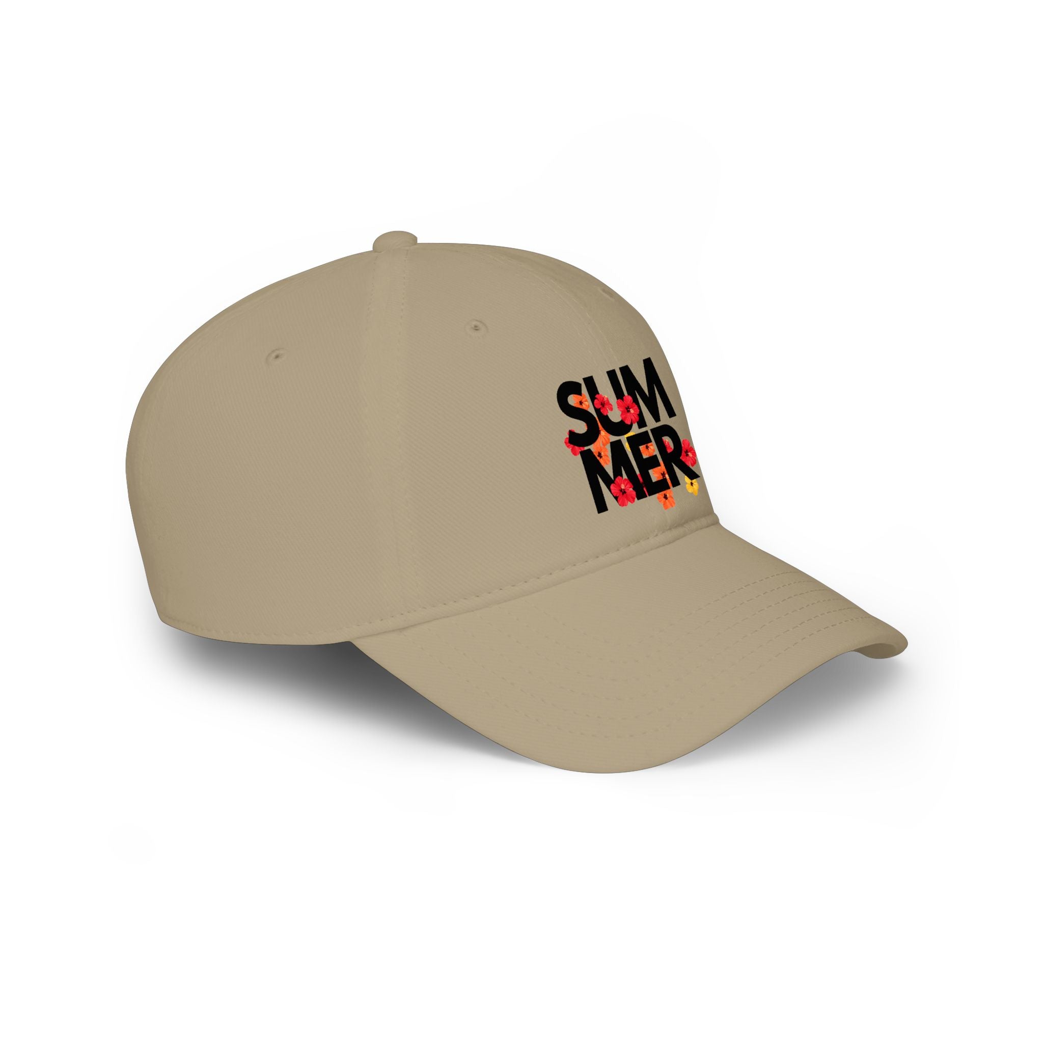 Unisex Summer Floral Low Profile Baseball Cap