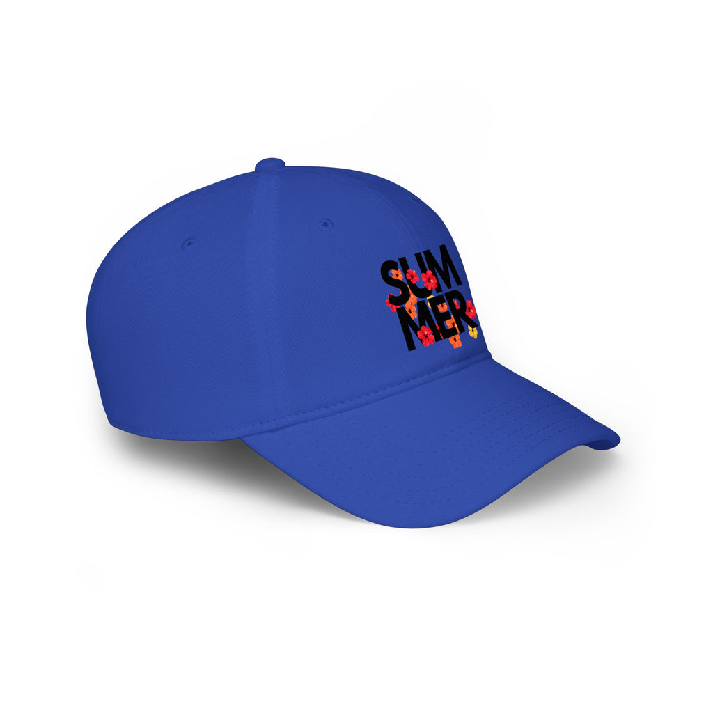 Unisex Summer Floral Low Profile Baseball Cap
