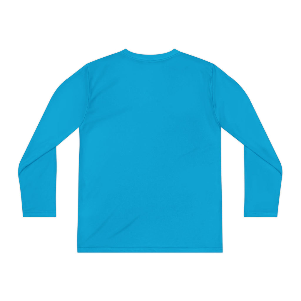 Youth Long Sleeve Tee — "Slow & Easy" Blue Turtle Surf Club Graphic