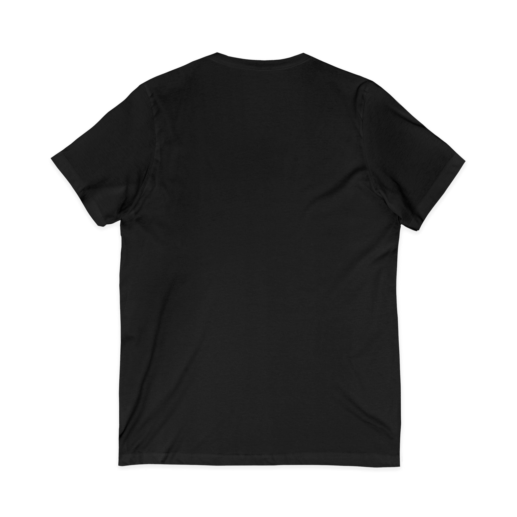 Floral Ribcage V‑Neck Tee — "Dark Flower" Gothic Floral Skeleton Shirt