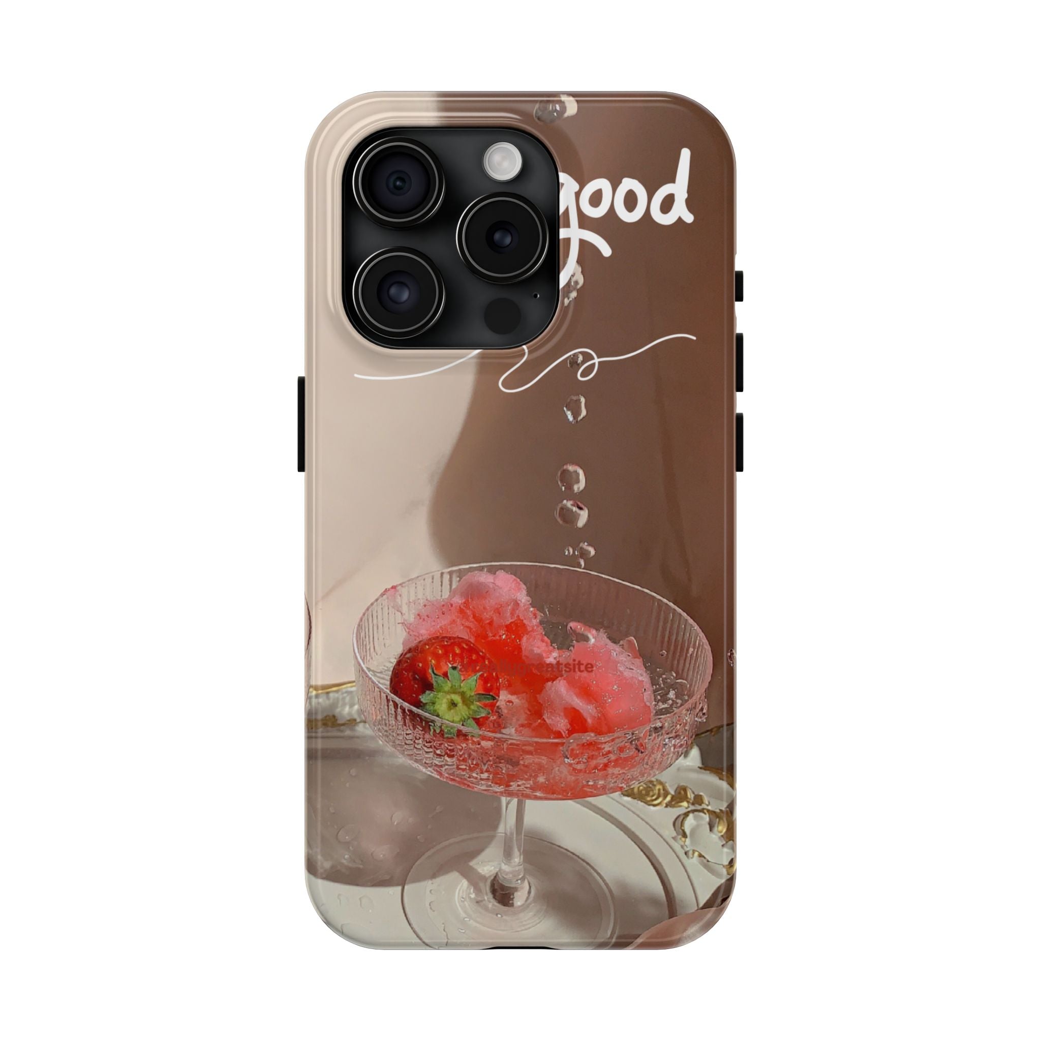 Good Vibes Phone Case — Retro Dessert Aesthetic Tough Phone Case