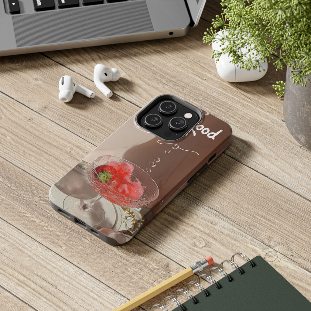 Good Vibes Phone Case — Retro Dessert Aesthetic Tough Phone Case
