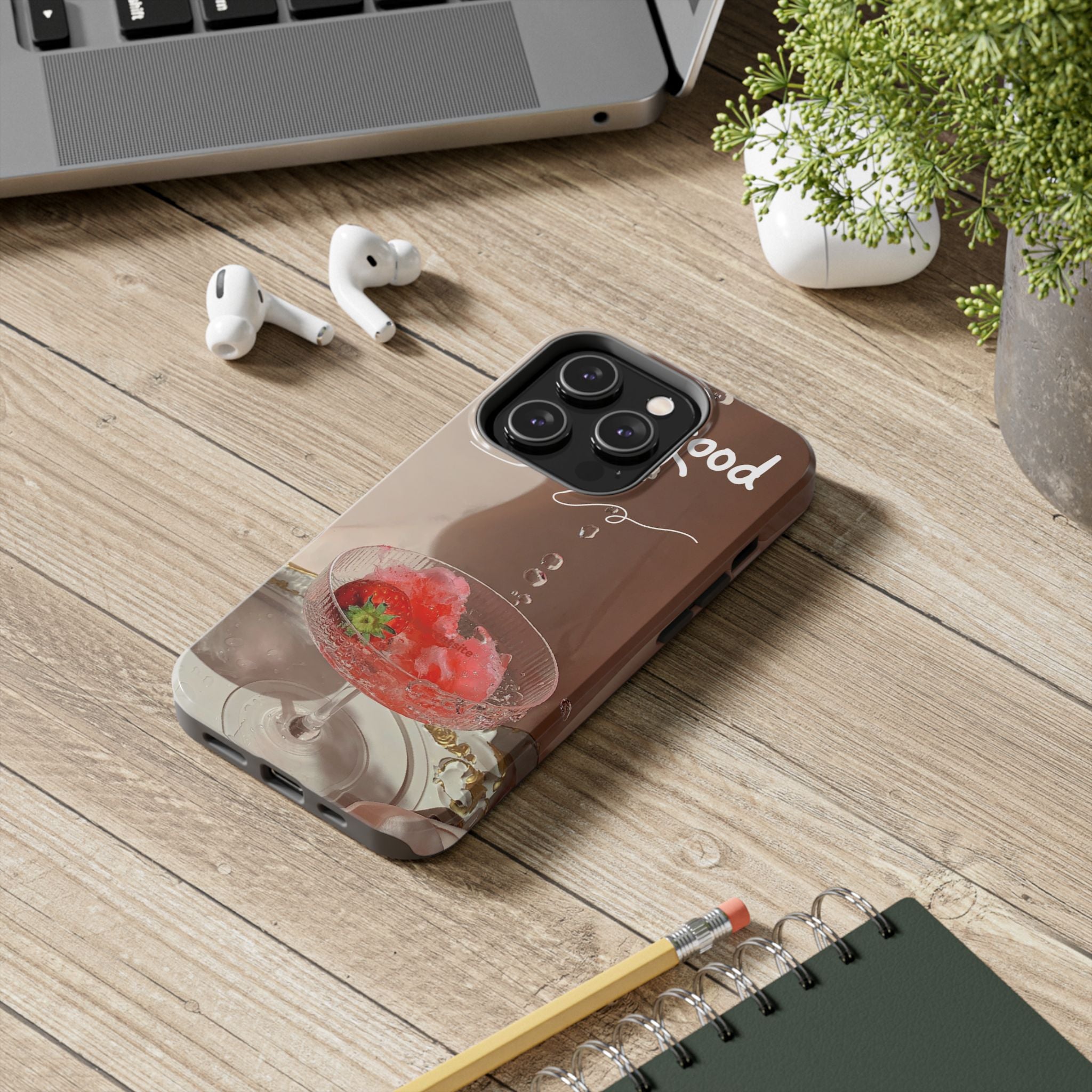 Good Vibes Phone Case — Retro Dessert Aesthetic Tough Phone Case