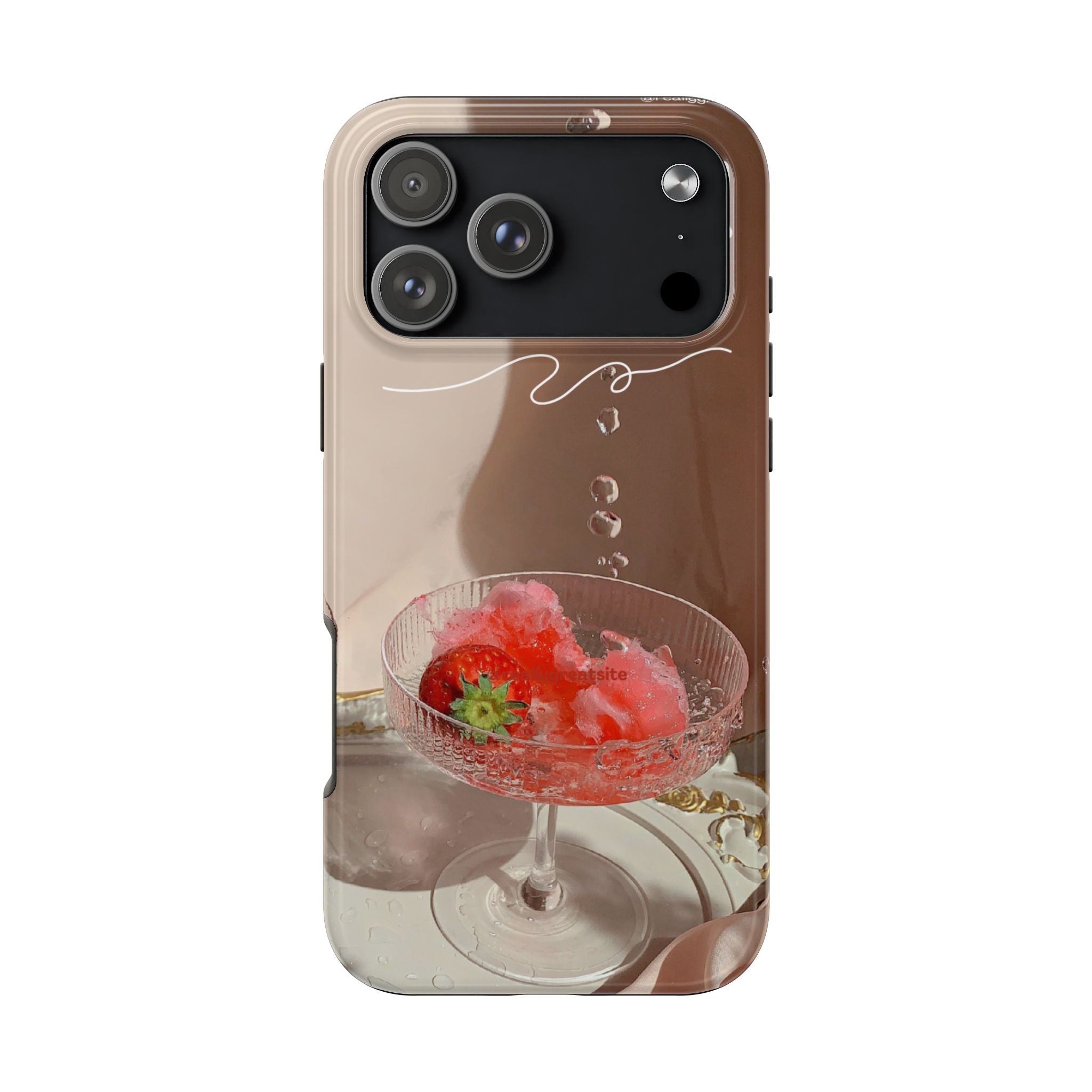 Good Vibes Phone Case — Retro Dessert Aesthetic Tough Phone Case